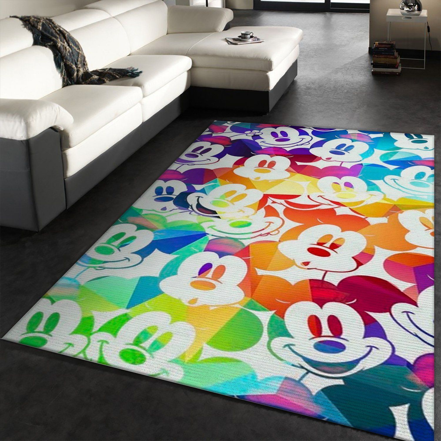 Mickey Mouse Lockscreen1 Movie Area Rug, Bedroom, Floor Decor - Indoor Outdoor Rugs