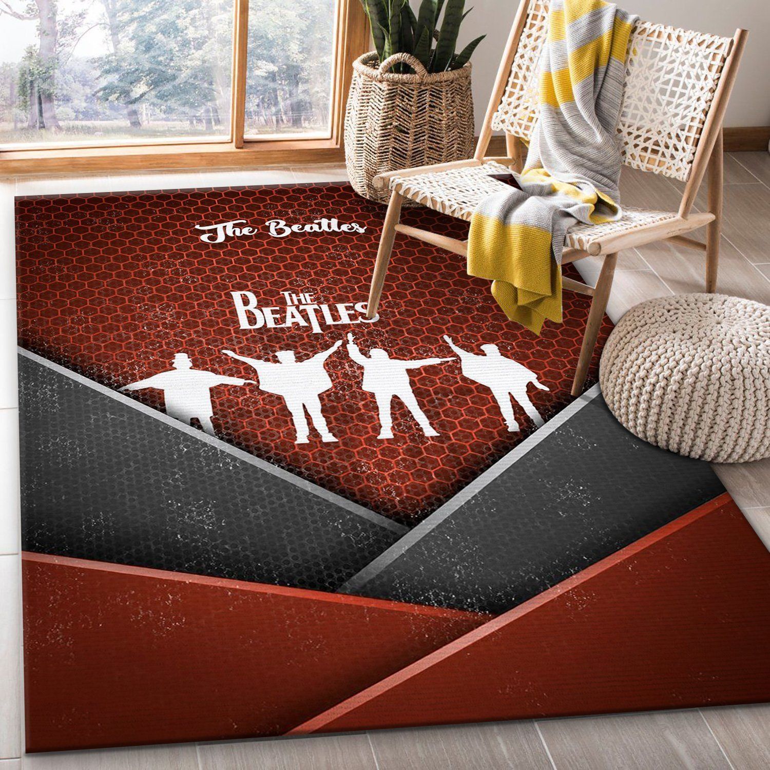 The Beatles Rug Living Room Rug US Gift Decor - Indoor Outdoor Rugs