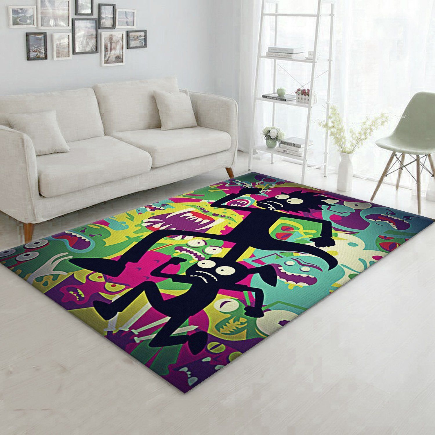 Rick And Morty Noel Gift Rug Bedroom Rug Home Decor Floor Decor - Indoor Outdoor Rugs