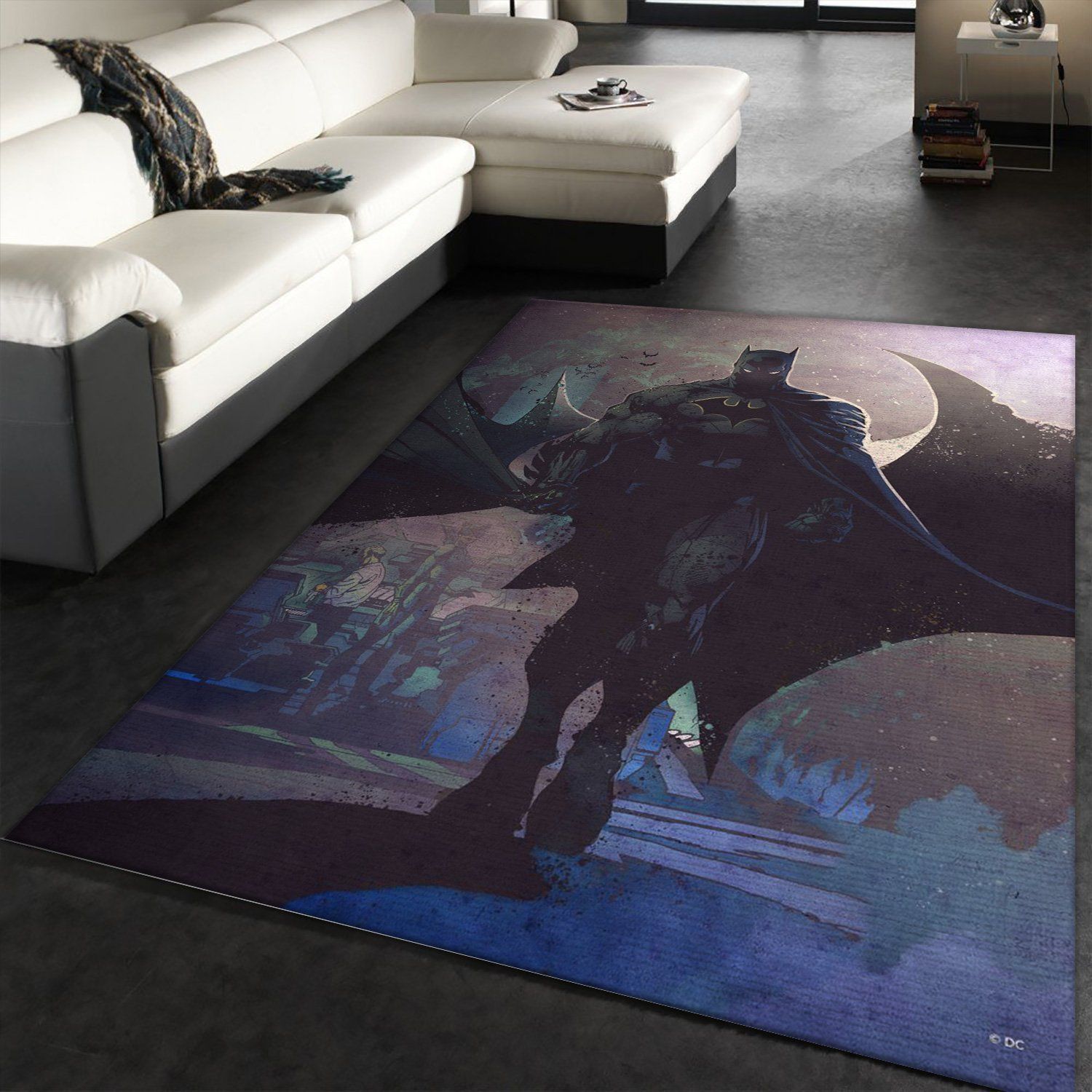 Batman Area Rug For Christmas, Living Room Rug, US Gift Decor - Indoor Outdoor Rugs