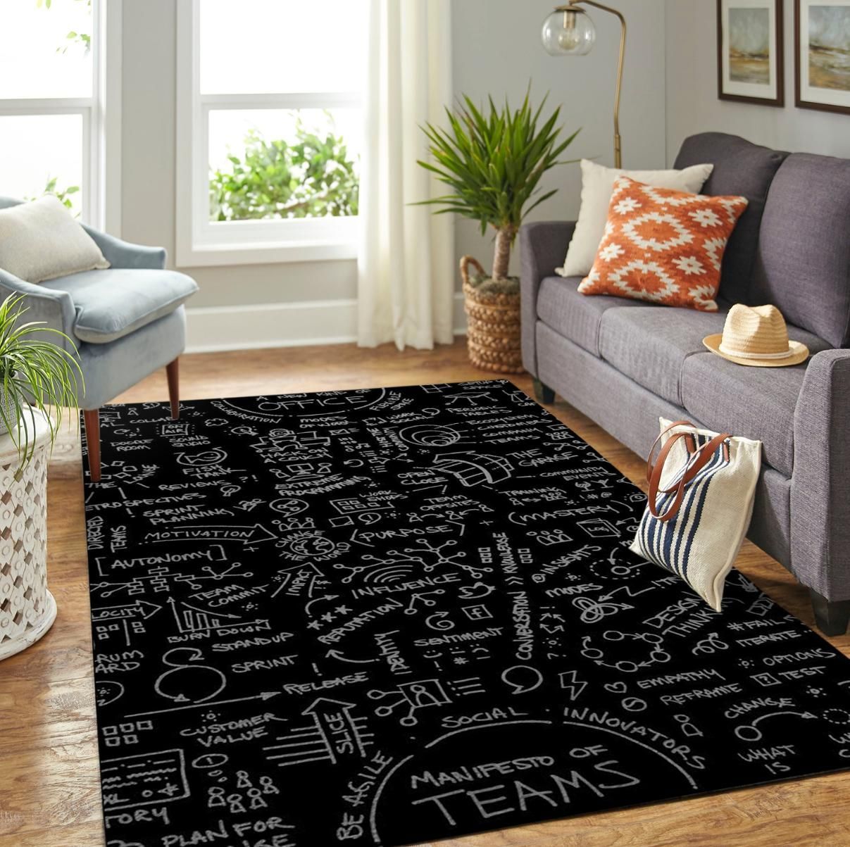 A New Kind Of Office Funny Area Rug Rugs For Living Room Rug Home Decor - Indoor Outdoor Rugs