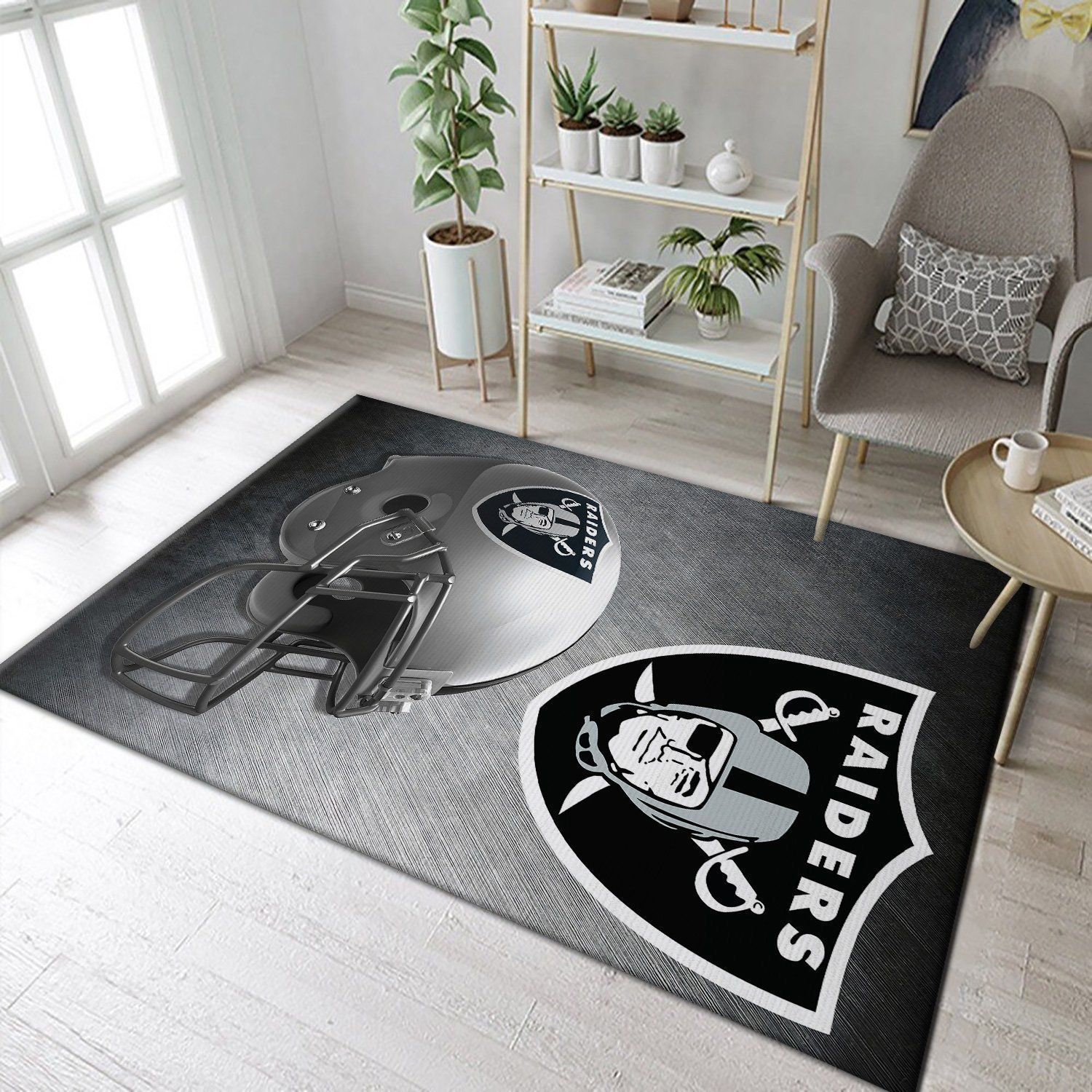 Las Vegas Raiders Football Nfl Team Home Decor Area Rug Rugs For Living Room Rug Home Decor - Indoor Outdoor Rugs