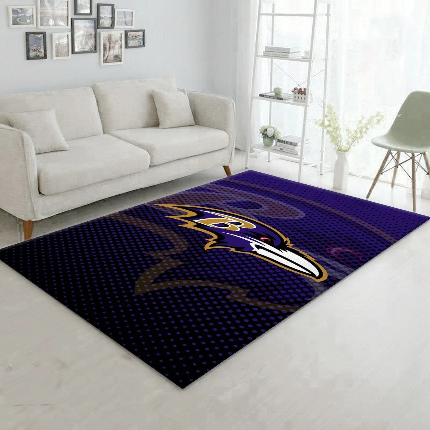 Baltimore Ravens Nfl Rug Bedroom Rug Christmas Gift US Decor - Indoor Outdoor Rugs