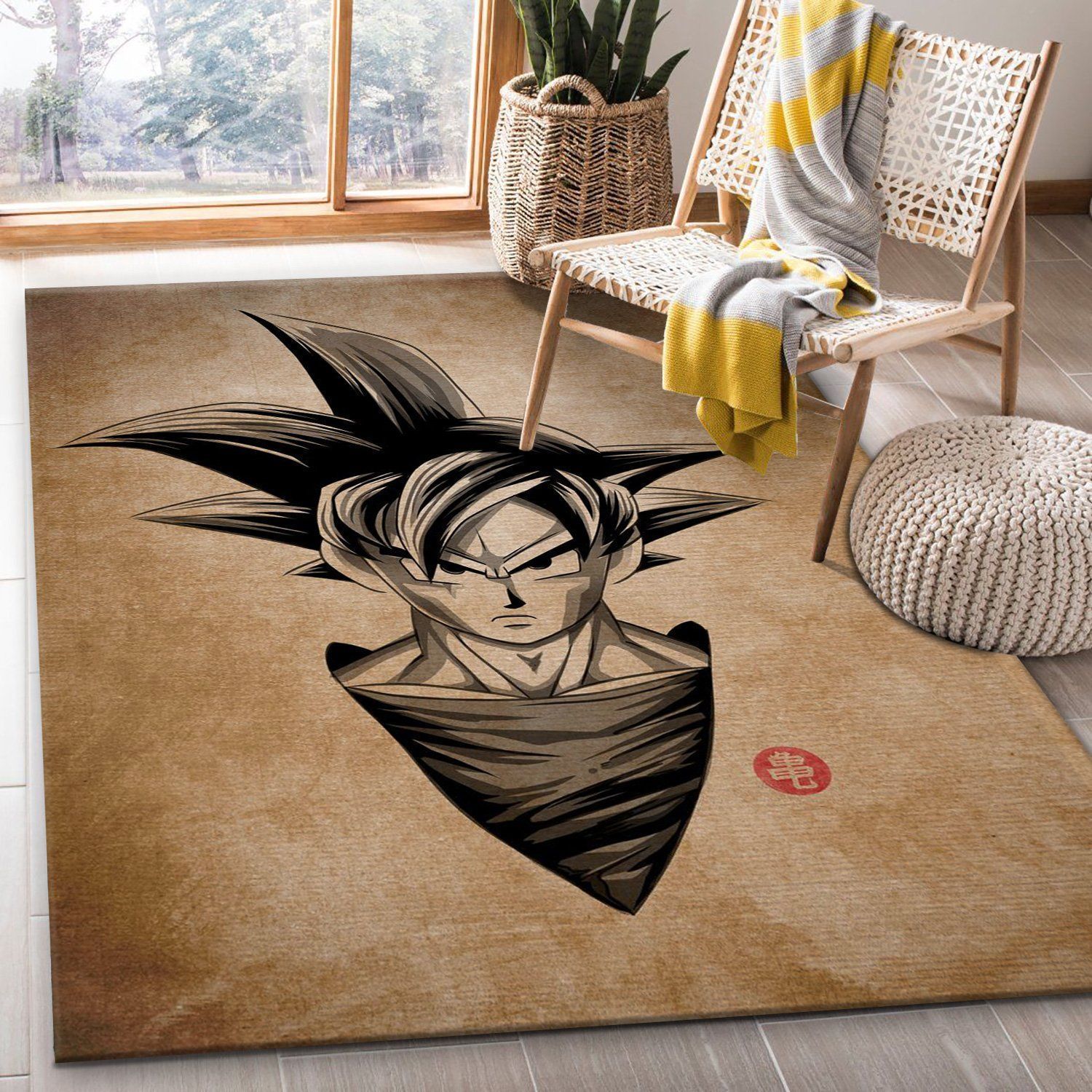 The Hero Anime Area Rug, Living Room Rug, Family Gift US Decor - Indoor Outdoor Rugs