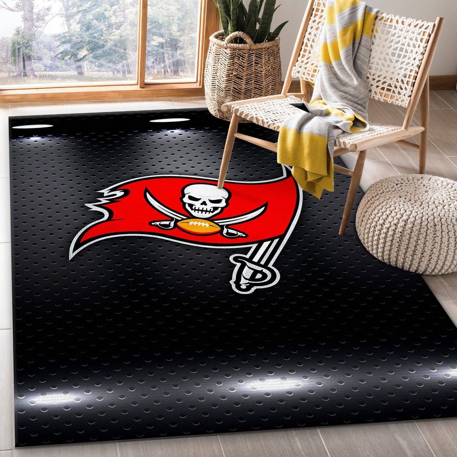 Tampa Bay Buccaneers Nfl Area Rug For Gift Living Room Rug Home Decor Floor Decor - Indoor Outdoor Rugs