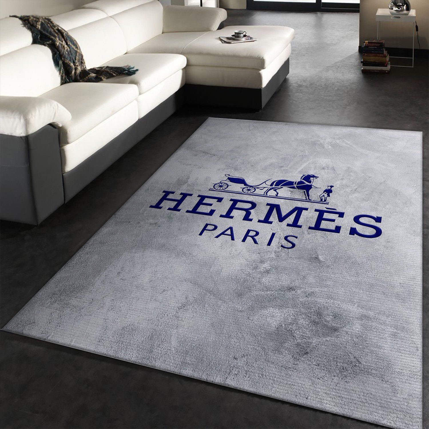 Hermes Paris Area Rug Living Room Rug Christmas Gift US Decor - Indoor Outdoor Rugs