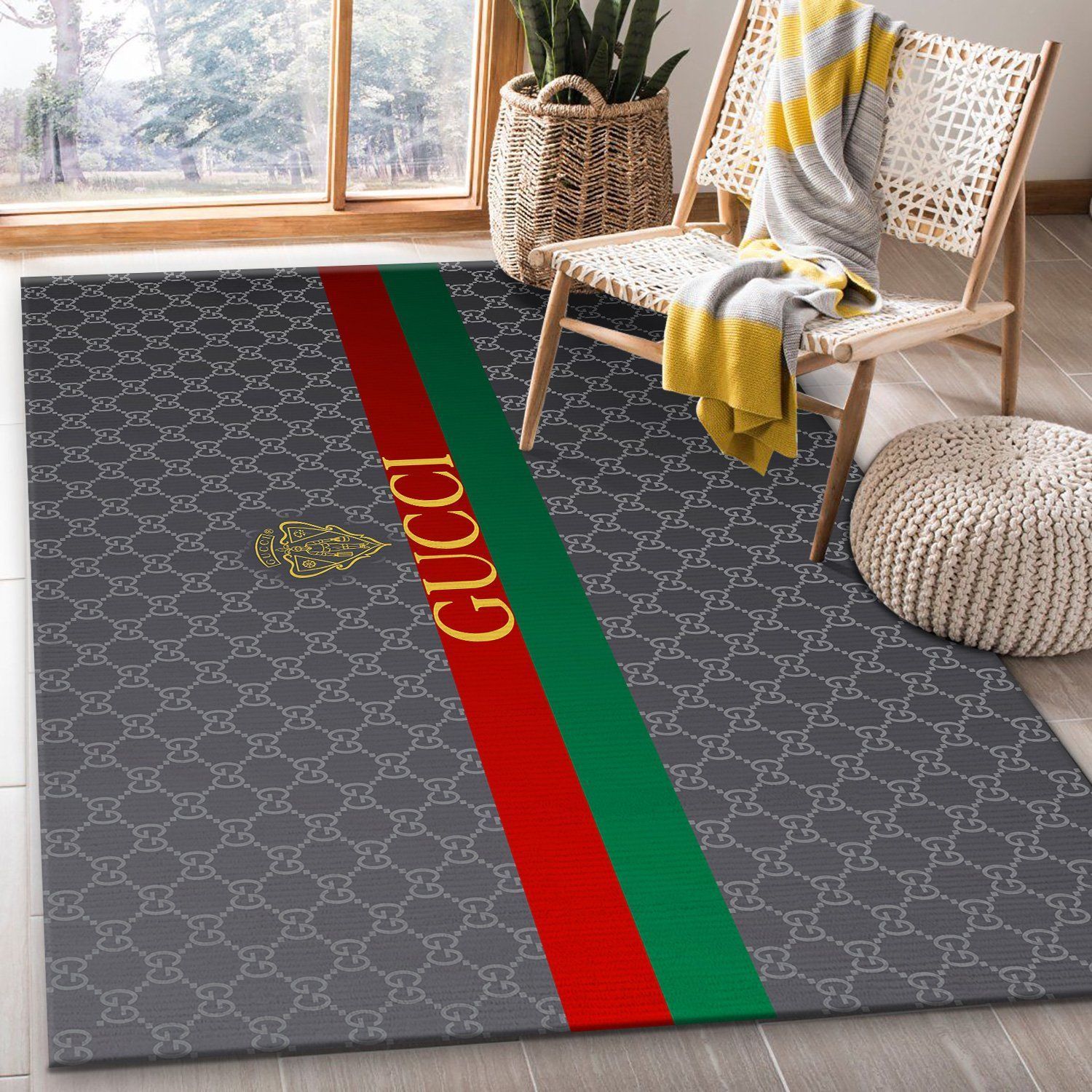 Gucci Fashion Brand Luxury Beauty Area Rugs Living Room Carpet FN121114 Christmas Gift Floor Decor The US Decor - Indoor Outdoor Rugs