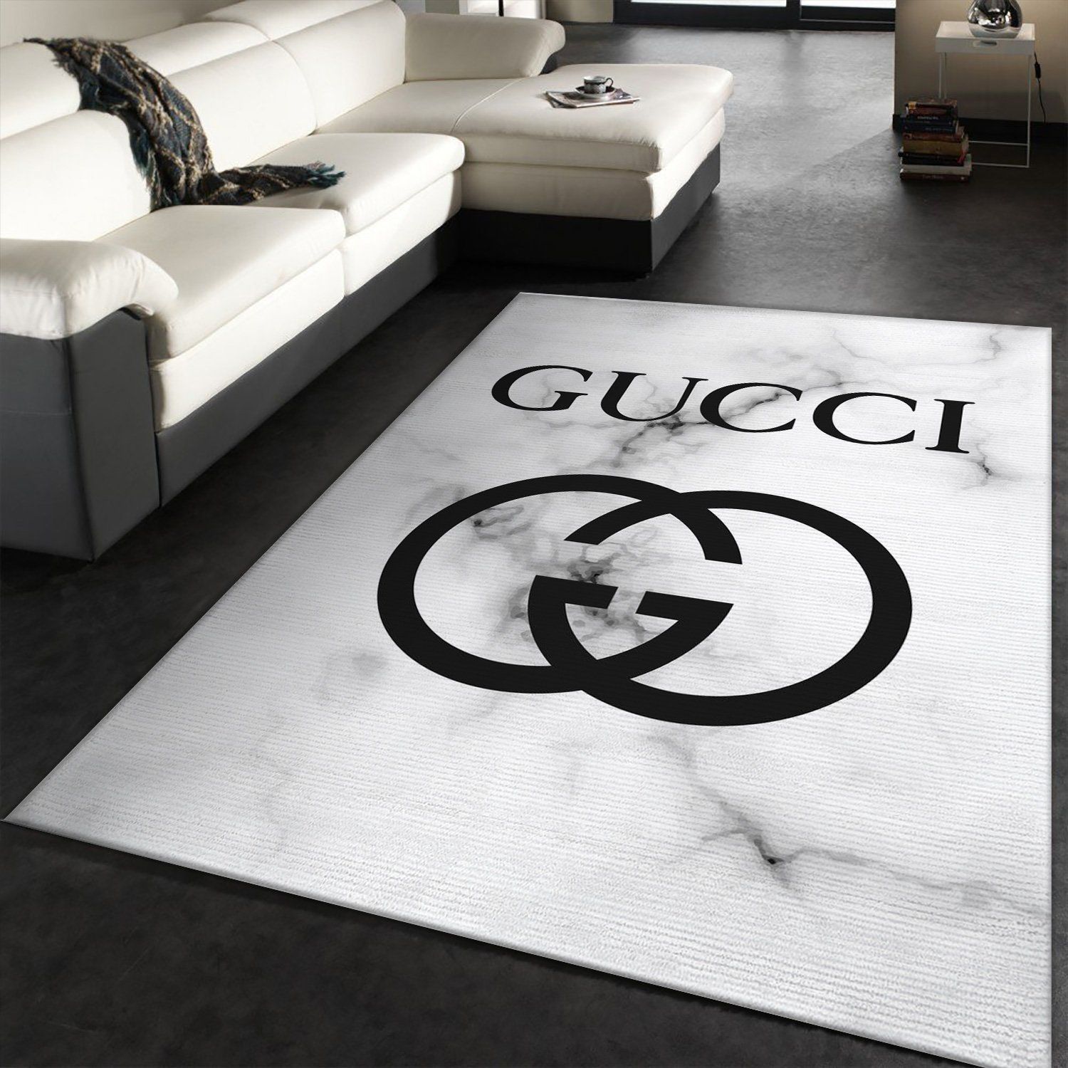 Gucci Area Rugs Fashion Brand Rug Christmas Gift US Decor - Indoor Outdoor Rugs