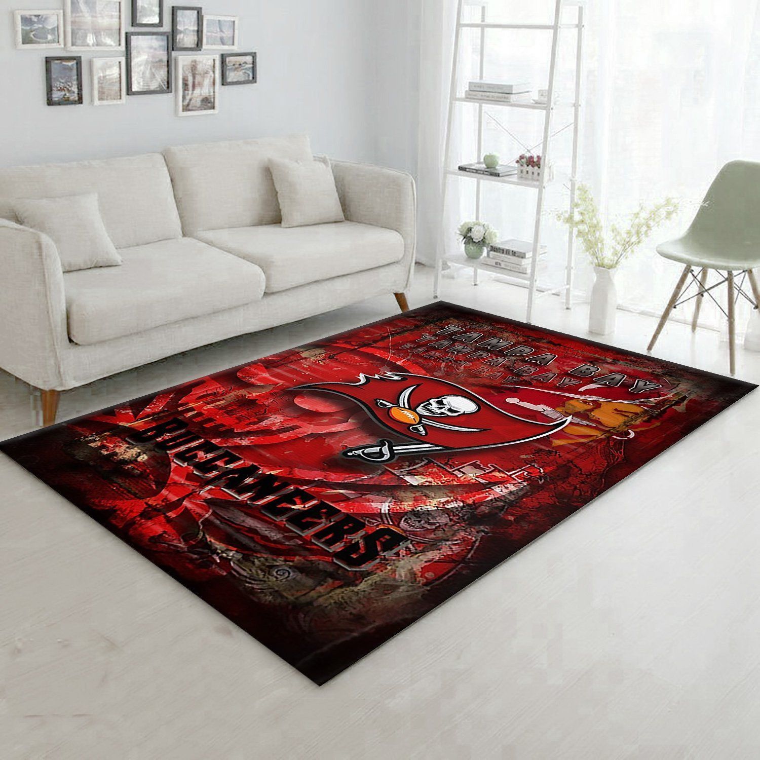 Tampa Bay Buccaneers Area Rug BB221034 Football Floor Decor The US Decor - Indoor Outdoor Rugs