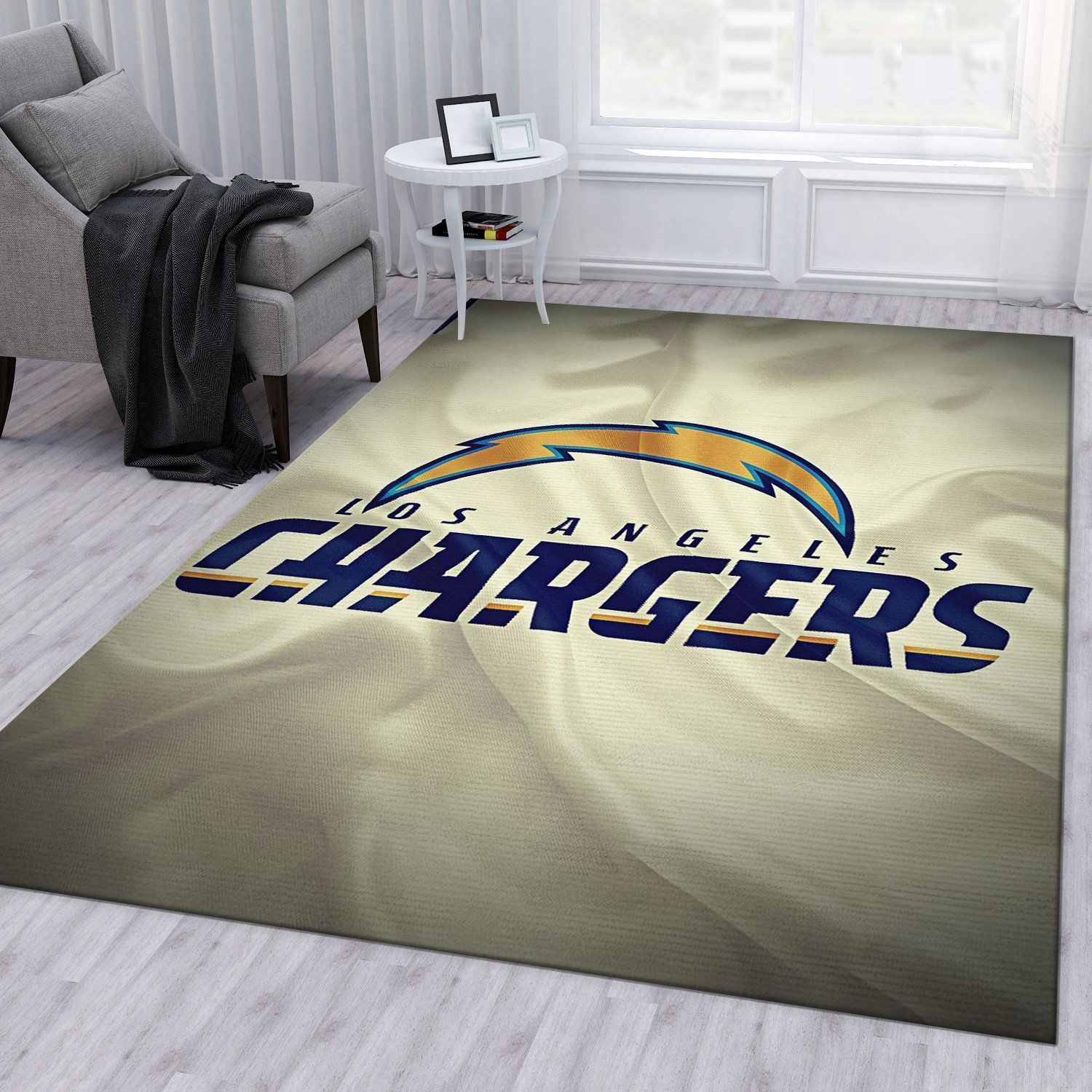 Los Angeles Chargers Ameri Nfl Area Rug Living Room Rug Home US Decor - Indoor Outdoor Rugs