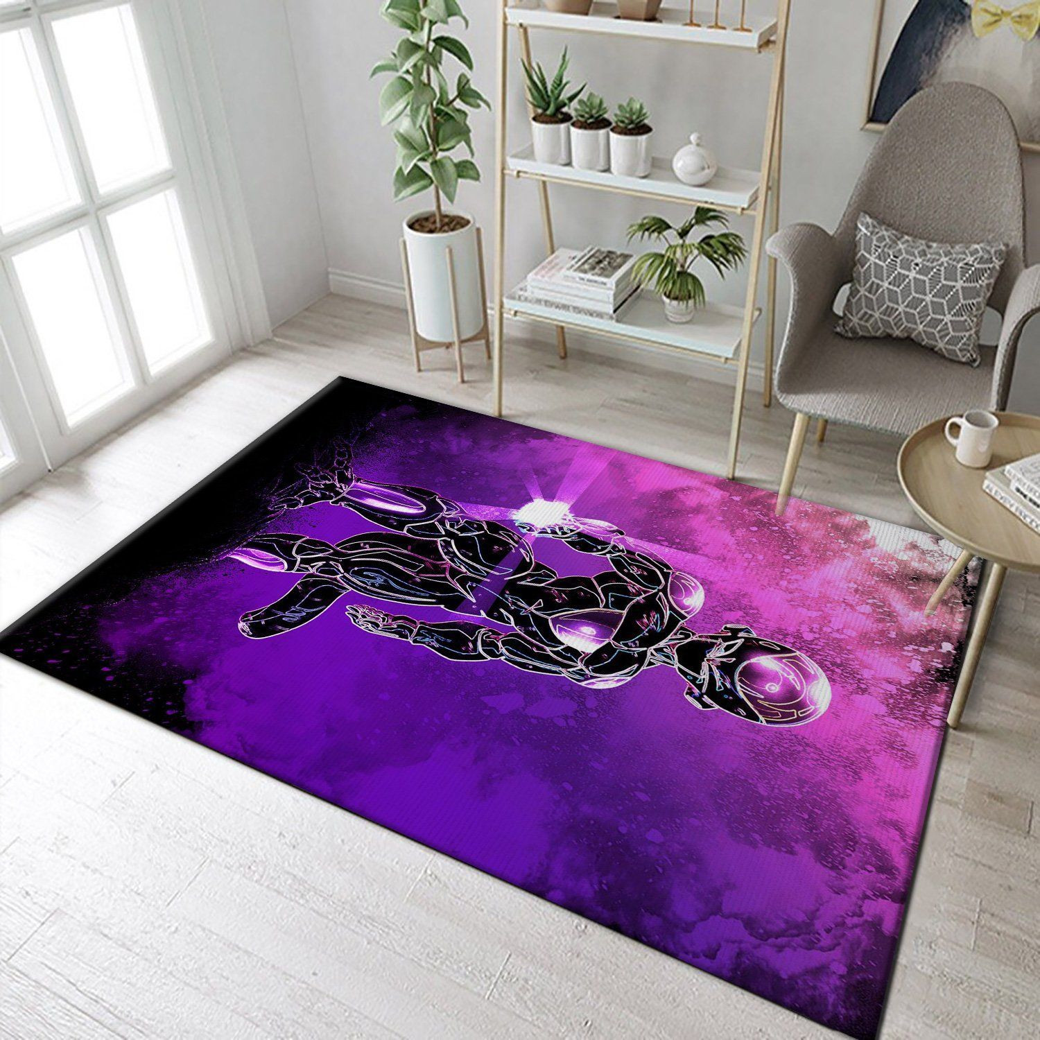 Death Beam Soul Manga Hero Area Rug, Bedroom, Home US Decor - Indoor Outdoor Rugs