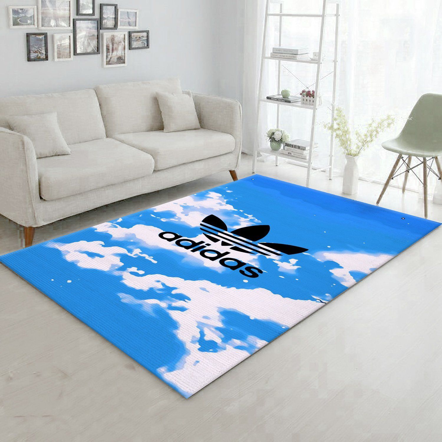 Adidas Logo Rug Fashion Brand Rug Christmas Gift US Decor - Indoor Outdoor Rugs