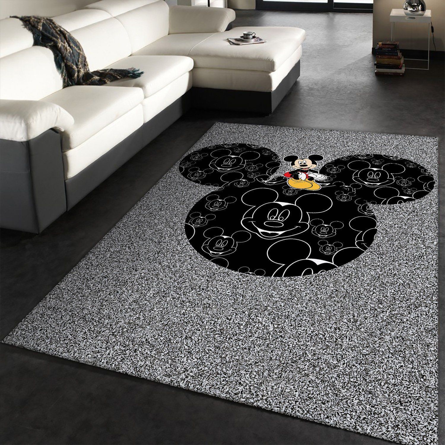 Mickey Mouse Area Rug Christmas Gift Disney Carpet B0609203 Floor Decor The US Decor - Indoor Outdoor Rugs