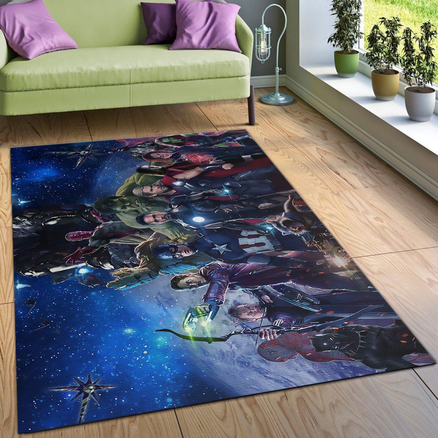 Avengers Infinity War Area Rug 19091601 Marvel Superhero Floor Decor The US Decor - Indoor Outdoor Rugs