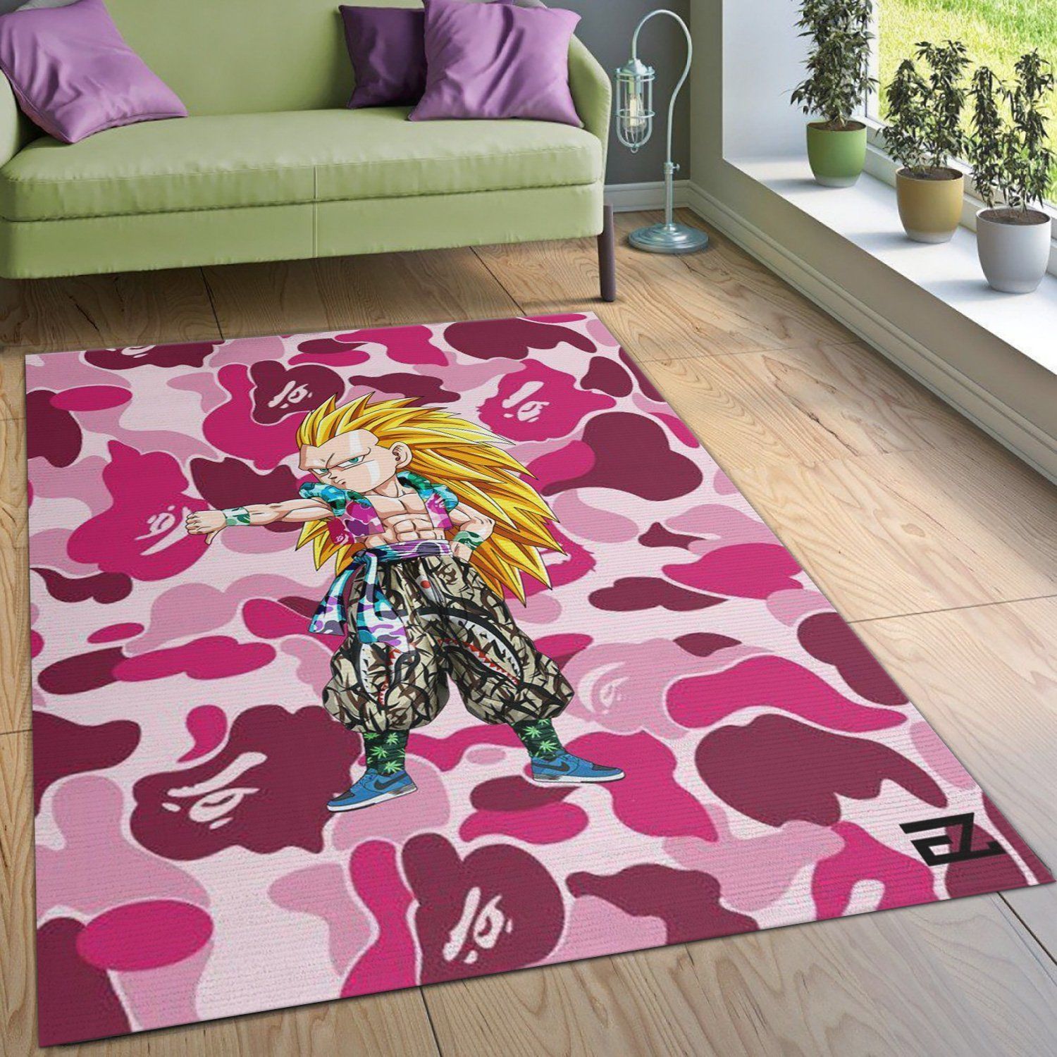 Bape Area Rug Bedroom Rug US Gift Decor - Indoor Outdoor Rugs