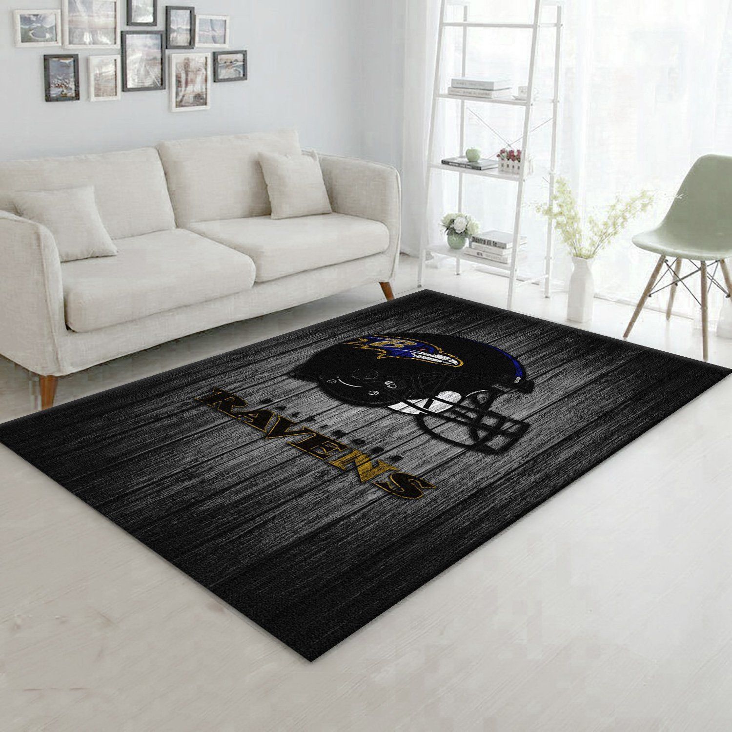 Baltimore Ravens Nfl Area Rug Bedroom Rug Home US Decor - Indoor Outdoor Rugs