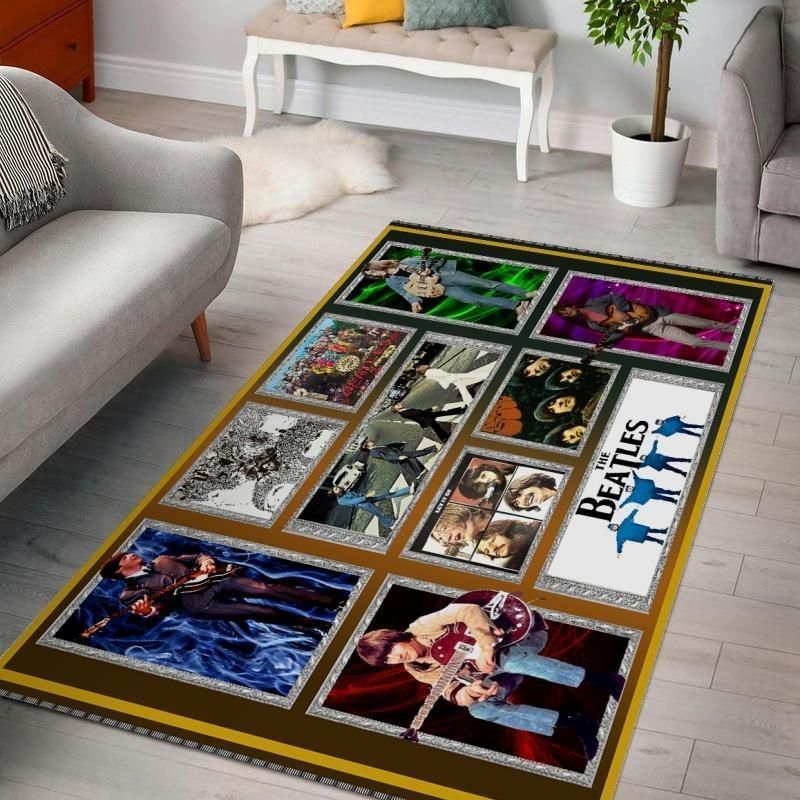 The Beatles V14 Living Rooms Music Band Area Rugs,  Bedroom,  Floor Decor - Indoor Outdoor Rugs