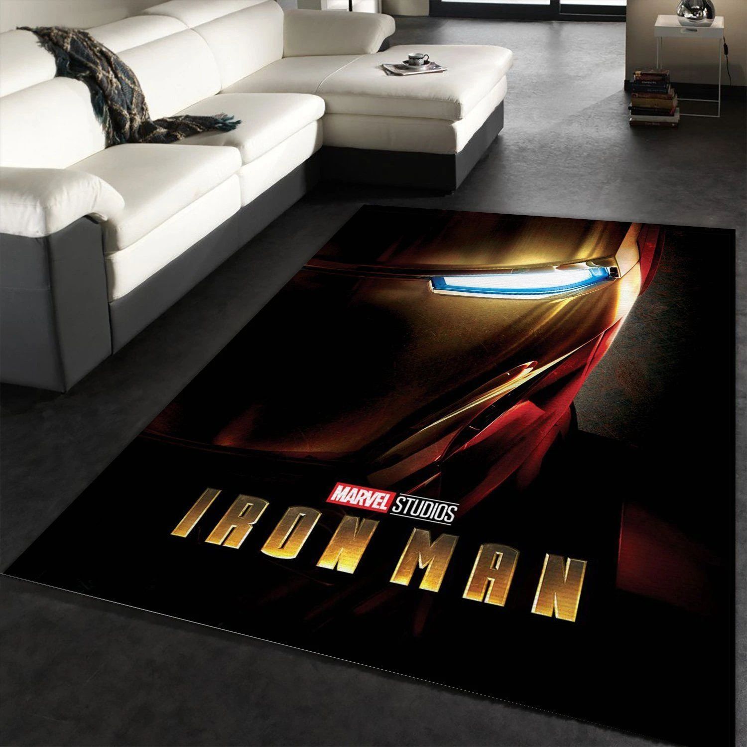 Iron Man Movie Area Rug For Christmas, Living Room Rug, US Gift Decor - Indoor Outdoor Rugs