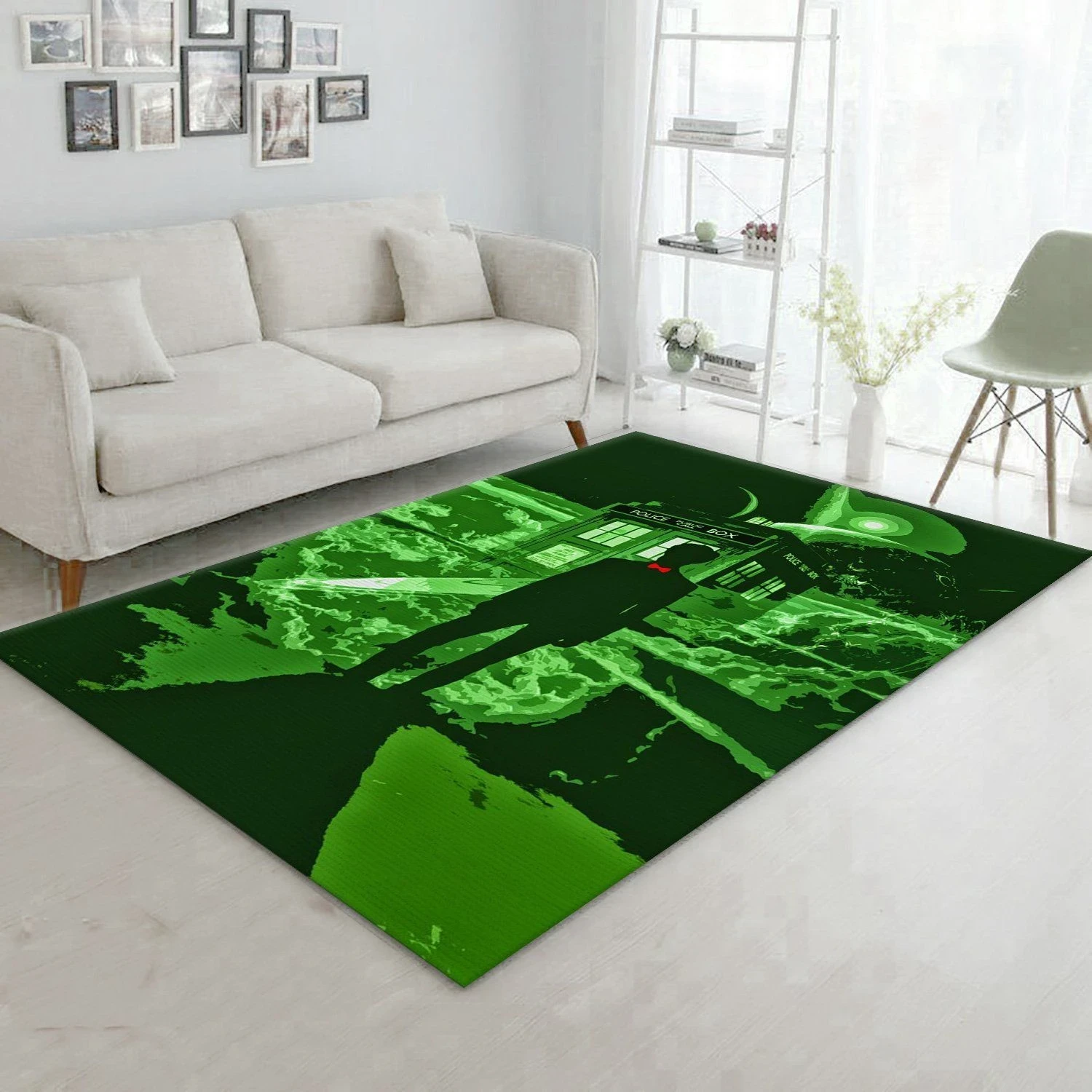 Crazy Green Area Rug For Christmas Bedroom Rug Home Decor Floor Decor - Indoor Outdoor Rugs