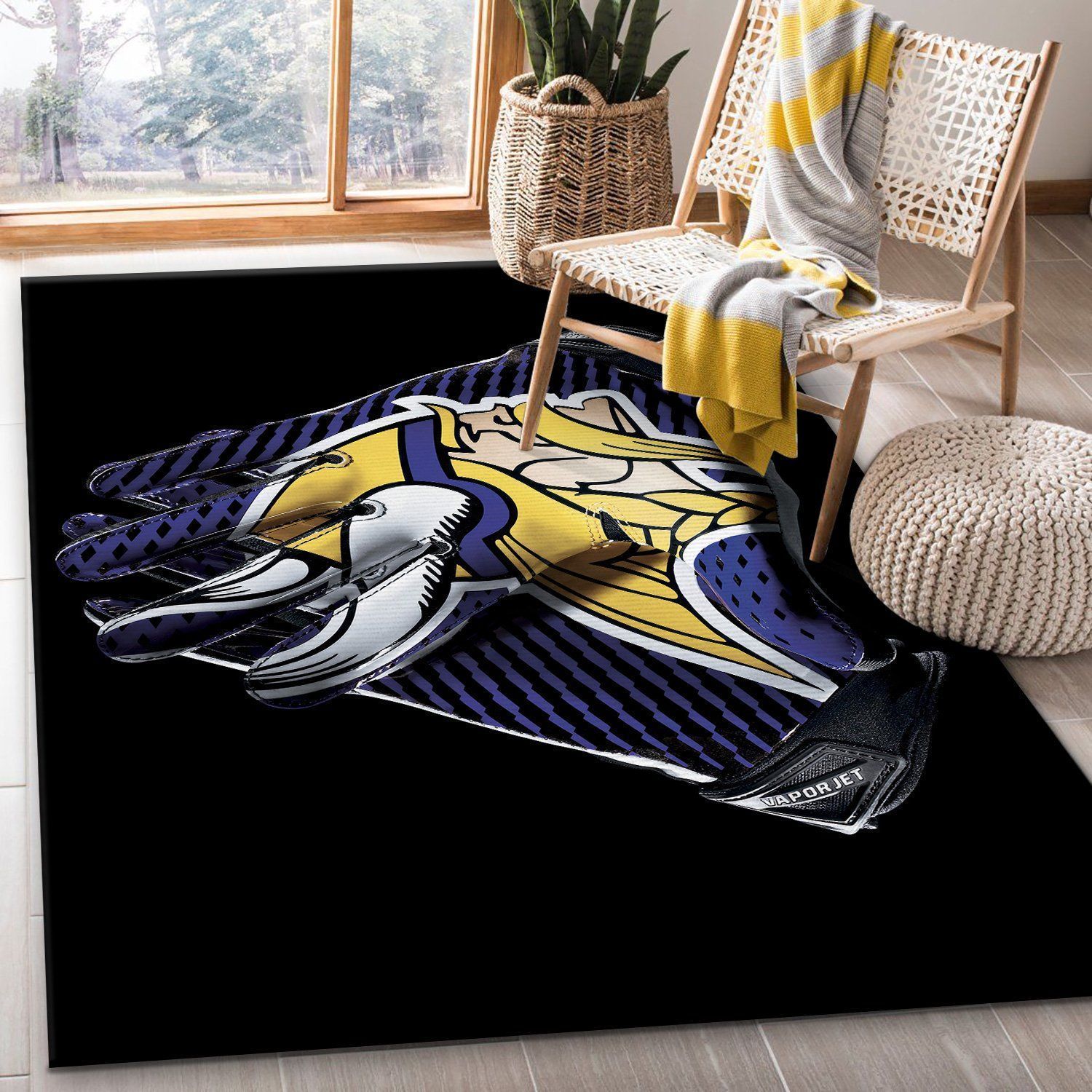 S Hd Minnesota Vikings Rug Area Rug Floor Decor - Indoor Outdoor Rugs