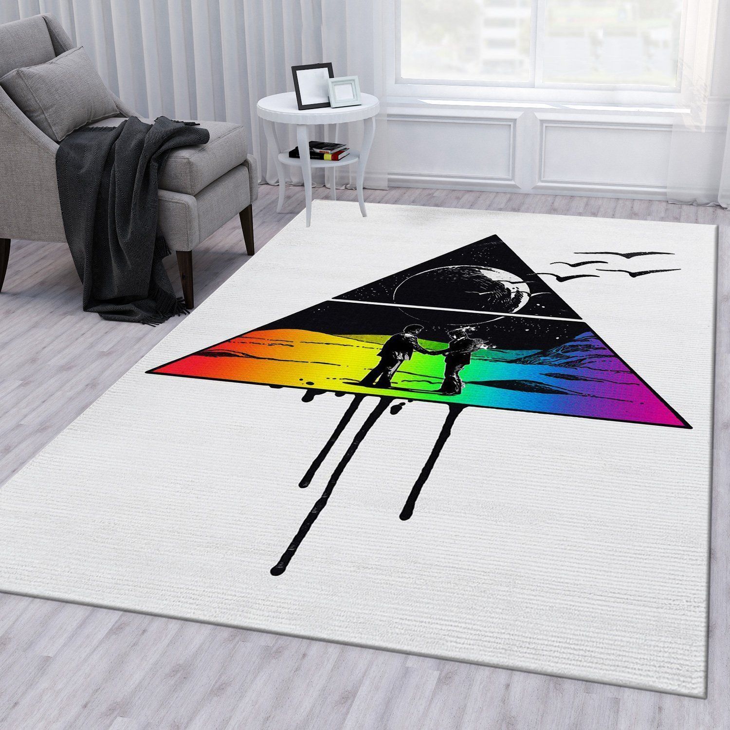 Limited Edition Pink Floyd Area Rug Living Room Rug US Gift Decor - Indoor Outdoor Rugs