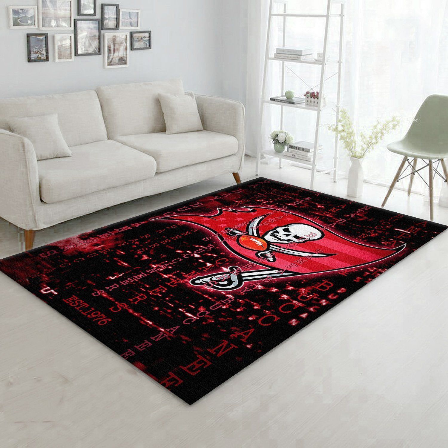 Tampa Bay Buccaneers Nfl Rug Living Room Rug US Gift Decor - Indoor Outdoor Rugs