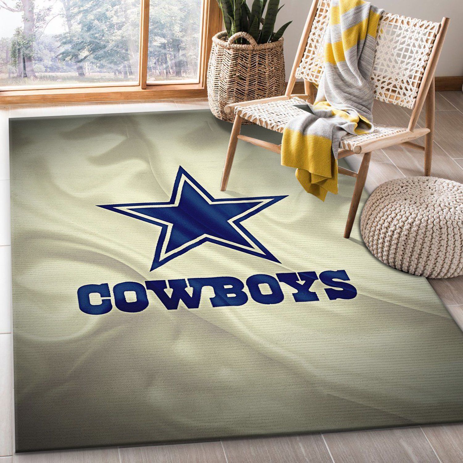 Dallas Cowboys American Fo Nfl Area Rug For Gift Living Room Rug Home US Decor - Indoor Outdoor Rugs