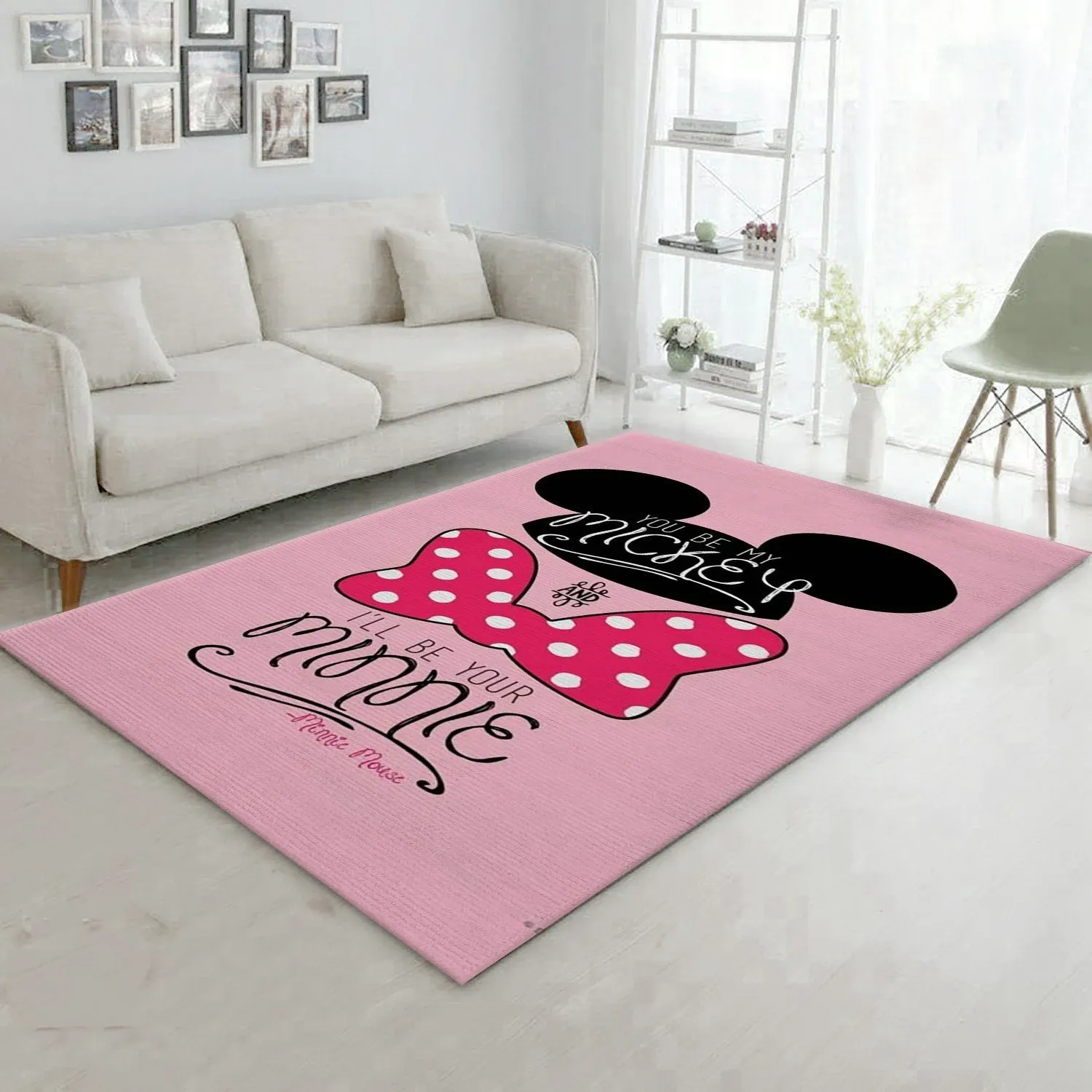 Mickey Minnie Mouse Disney Rug Bedroom Christmas Gift US Decor - Indoor Outdoor Rugs