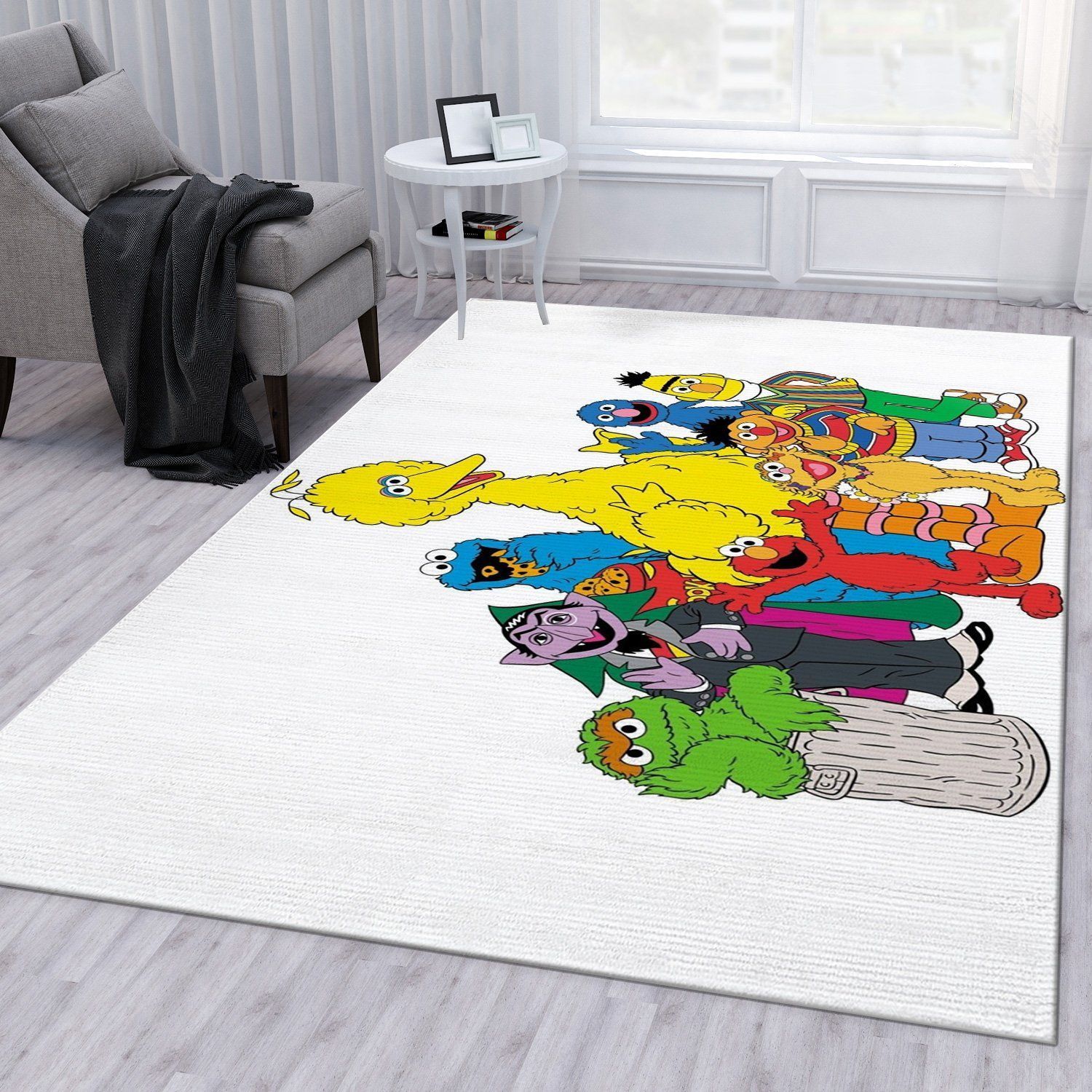 Sesame Street 1 Area Rug For Christmas Bedroom Rug Home US Decor - Indoor Outdoor Rugs