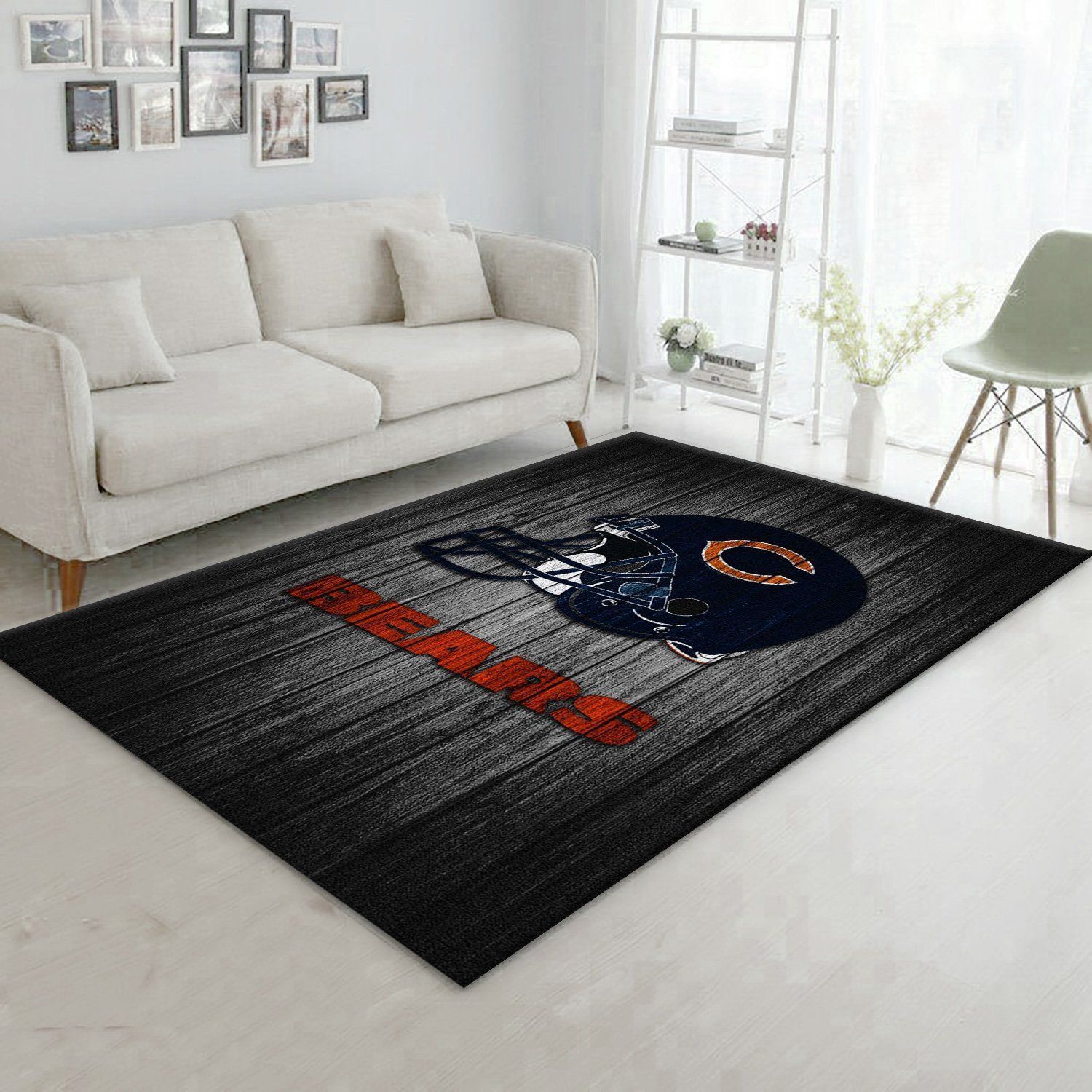 Chicago Bears Nfl Area Rug Bedroom Rug Home US Decor - Indoor Outdoor Rugs