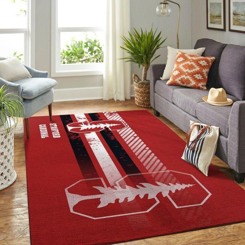 Stanford Cardinal Ncaa Rug Room Carpet Sport Custom Area Floor Home Decor - Indoor Outdoor Rugs