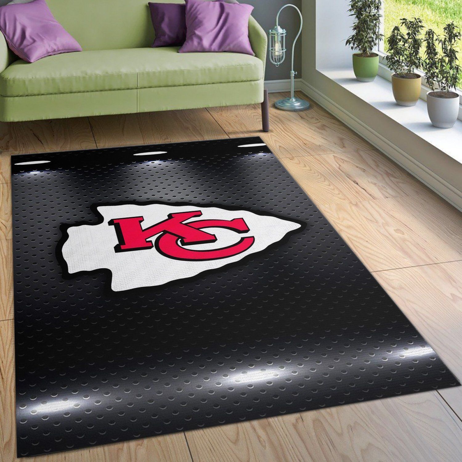 Kansas City Chiefs Nfl Area Rug For Gift Living Room Rug Home Decor Floor Decor - Indoor Outdoor Rugs