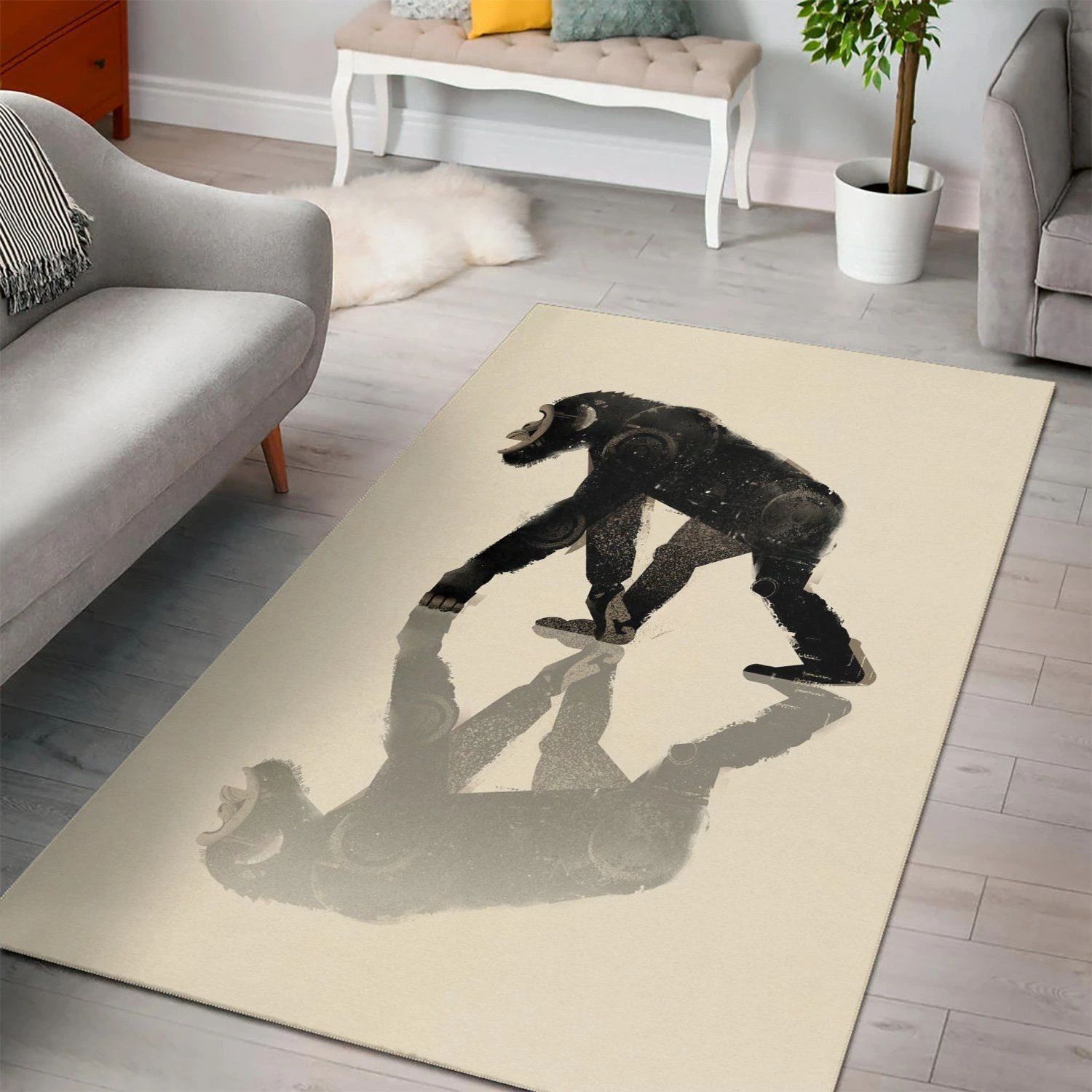 Chimp  Carpet Living Room, Room Decor, Floor Decor Home Decor - Indoor Outdoor Rugs