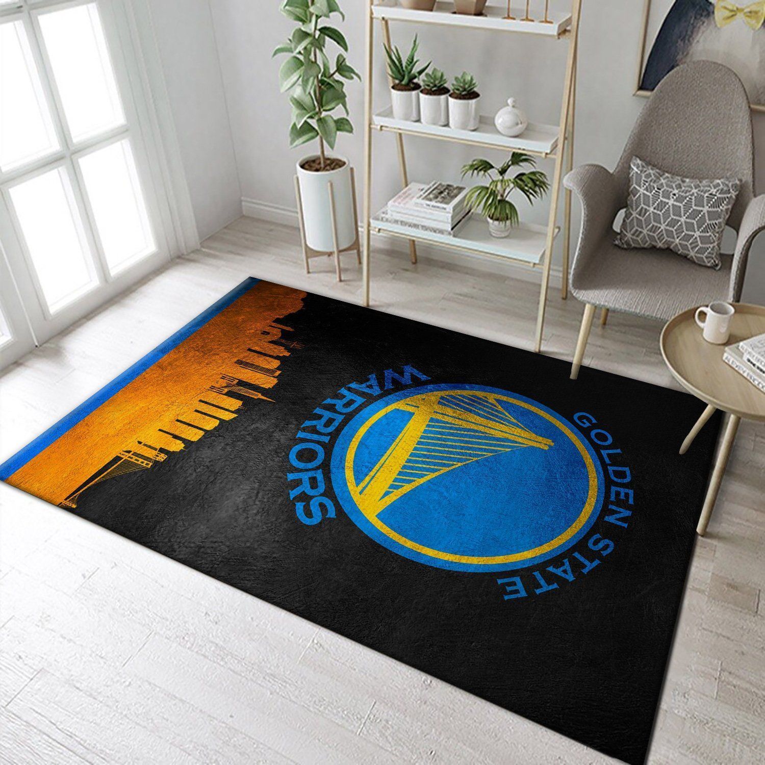 Golden State Warriors Area Rug Carpet, Living room and bedroom Rug, Home US Decor - Indoor Outdoor Rugs