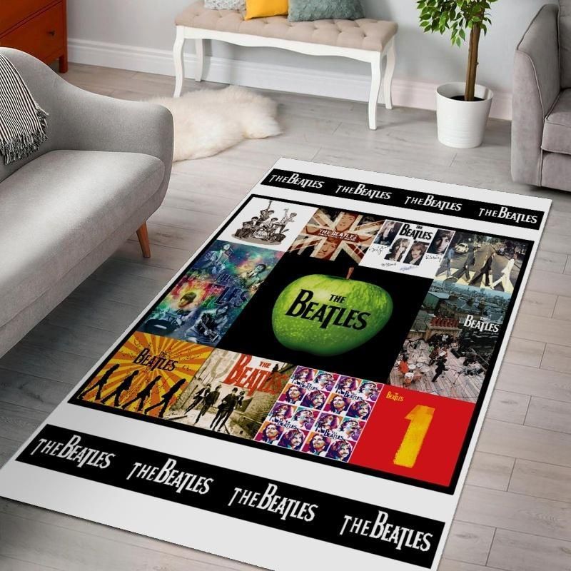 The Beatles Albums Collection Living Rooms Area Rug For Christmas,  Bedroom,  Floor Decor - Indoor Outdoor Rugs