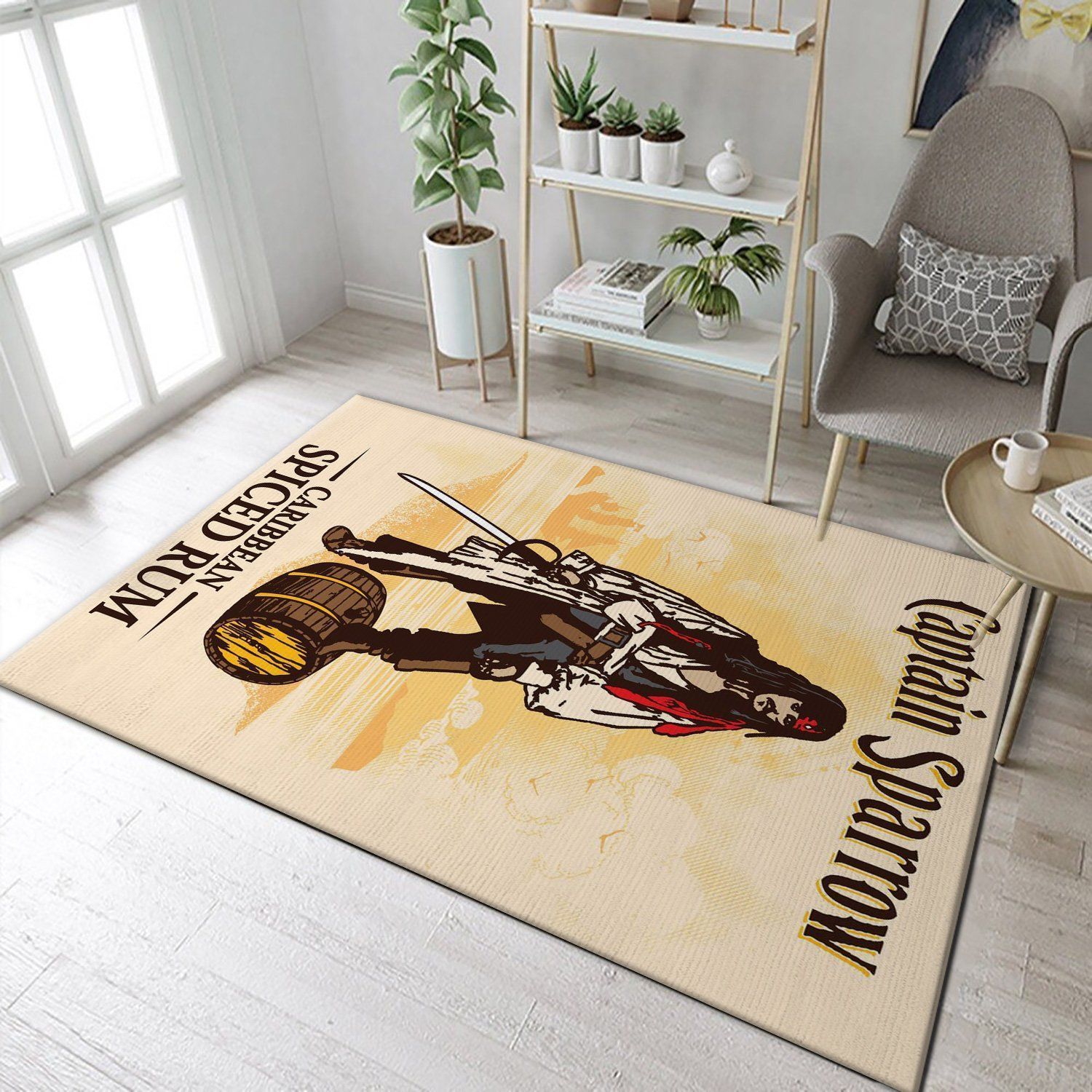 Captain Sparrow Area Rug For Christmas, Kitchen Rug, Christmas Gift US Decor - Indoor Outdoor Rugs