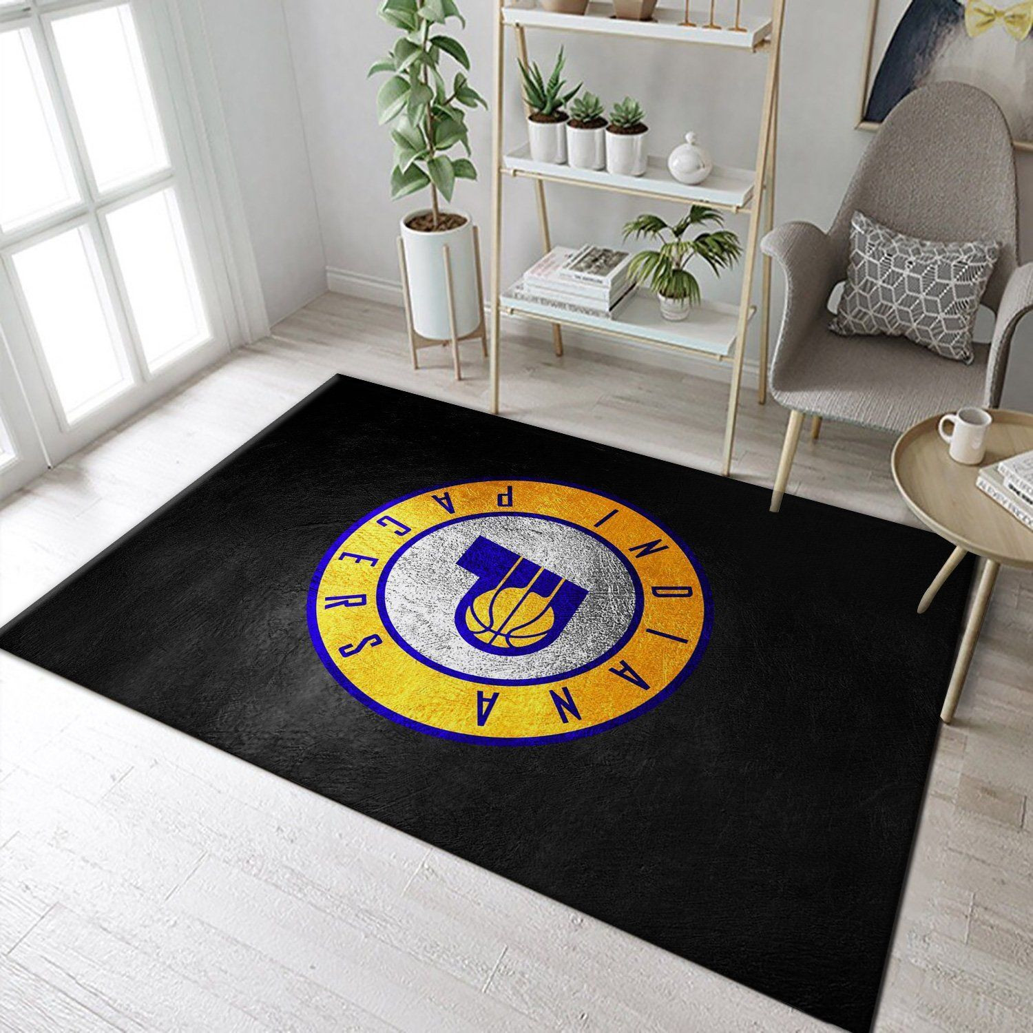 Indiana Pacers Area Rug For Christmas, Living Room Rug, Family Gift US Decor - Indoor Outdoor Rugs