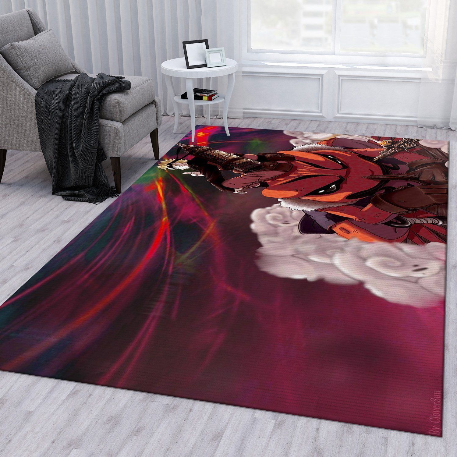 Naruto Ver9 Manga Area Rug Bedroom Rug Home US Decor – Indoor Outdoor Rugs