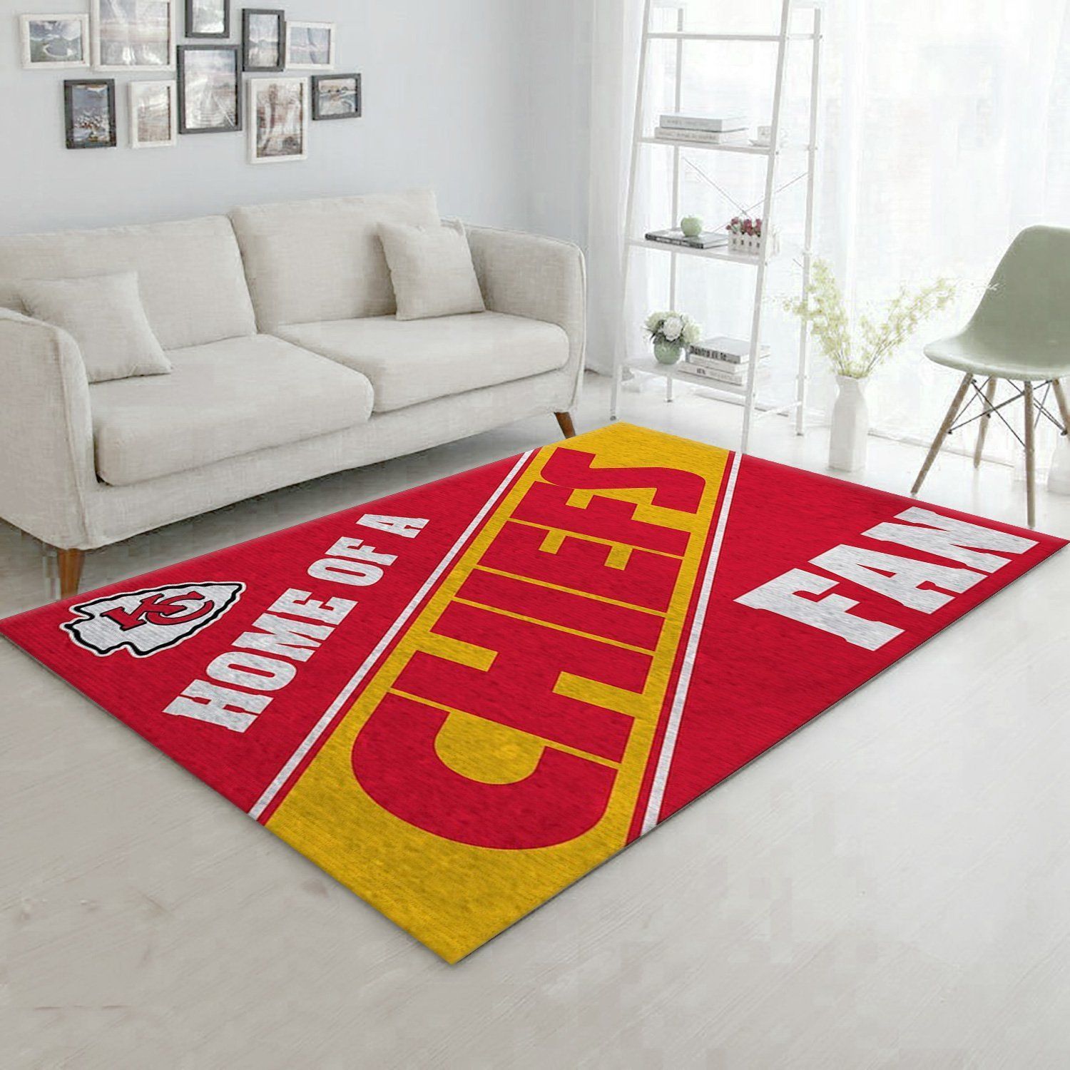 Kansas City Chiefs Team NFL Area Rug Carpet, Bedroom, Christmas Gift US Decor - Indoor Outdoor Rugs