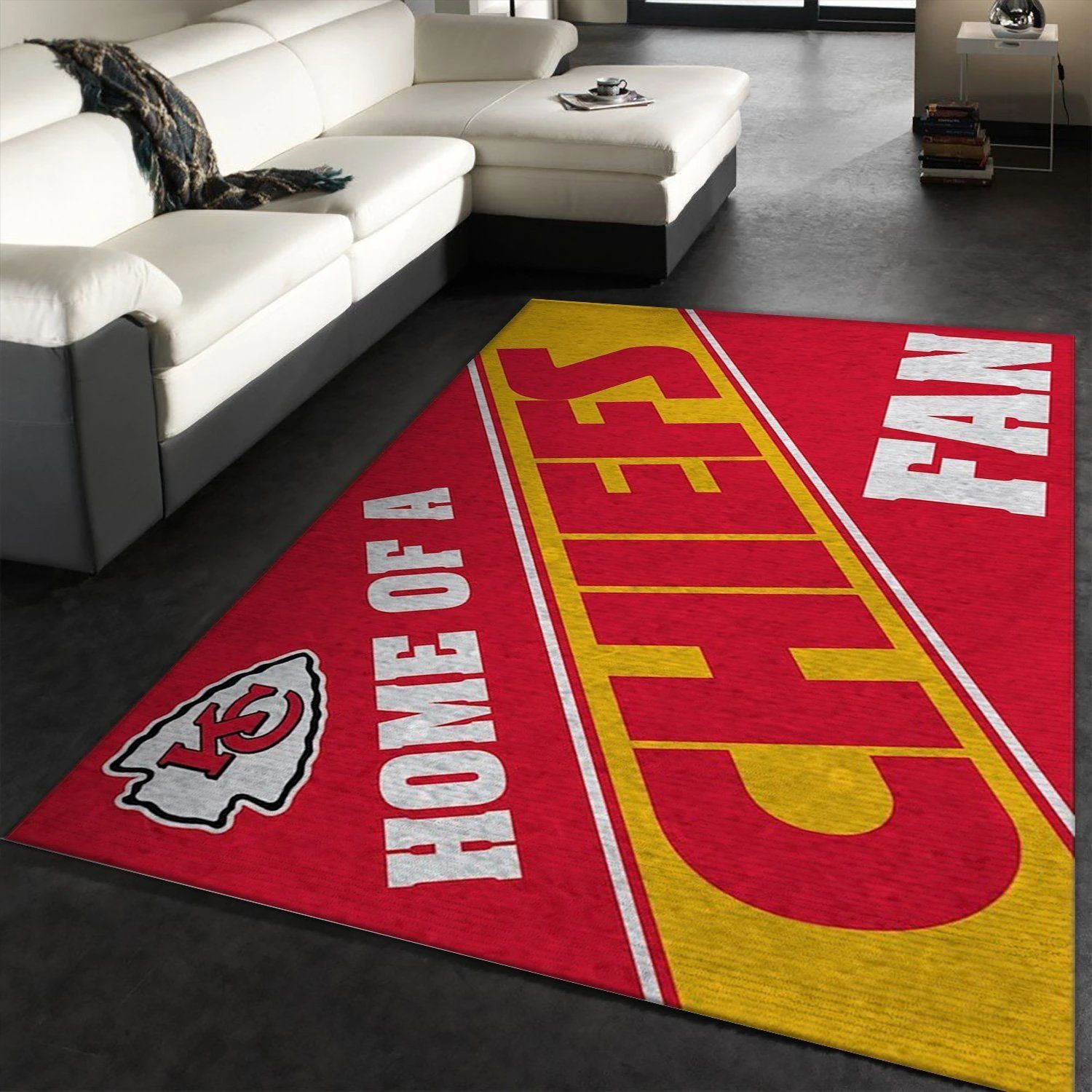 Kansas City Chiefs Team NFL Area Rug Carpet, Bedroom, Christmas Gift US Decor - Indoor Outdoor Rugs