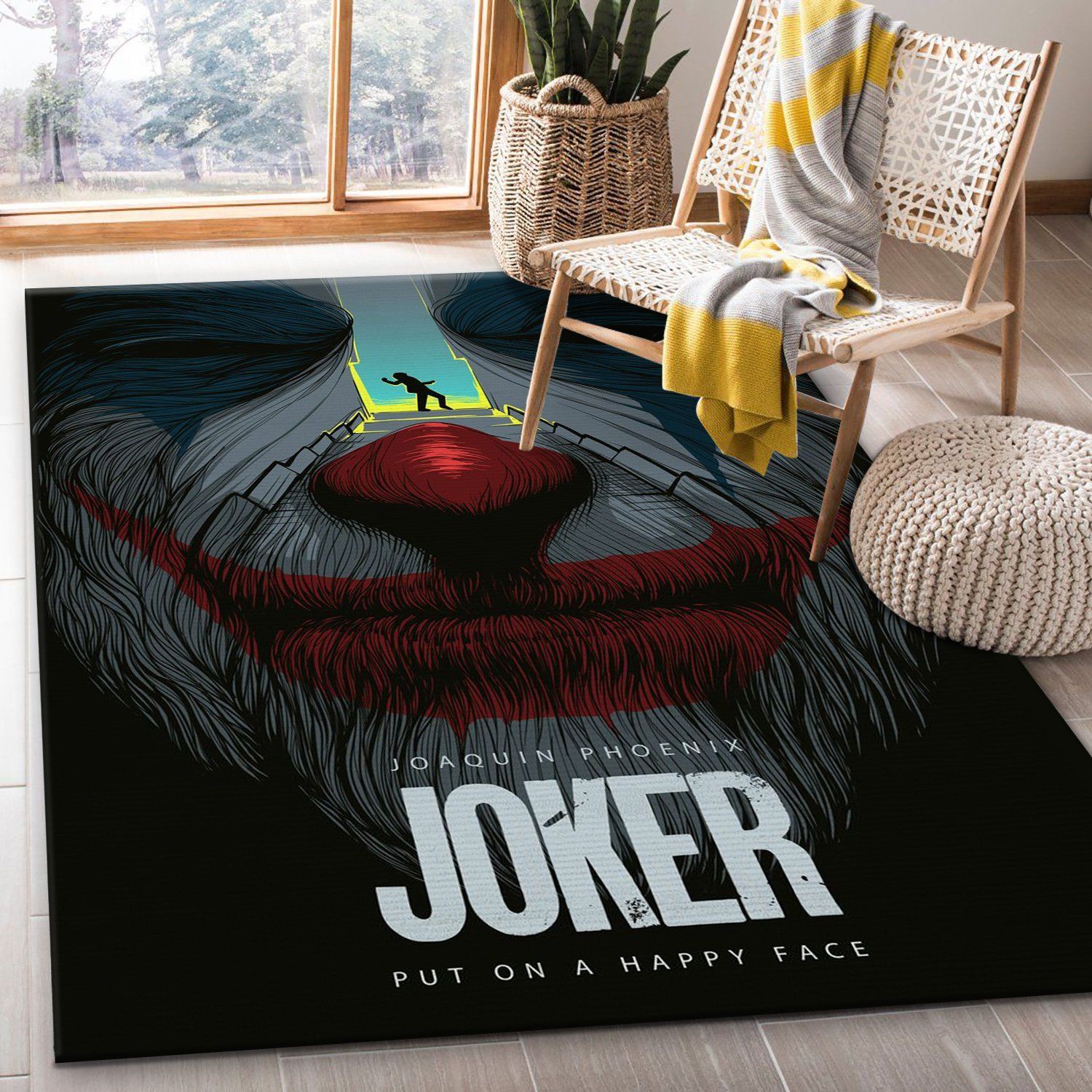 Joker Alternative Movie Area Rug For Christmas Living room and bedroom Rug US Gift Decor - Indoor Outdoor Rugs