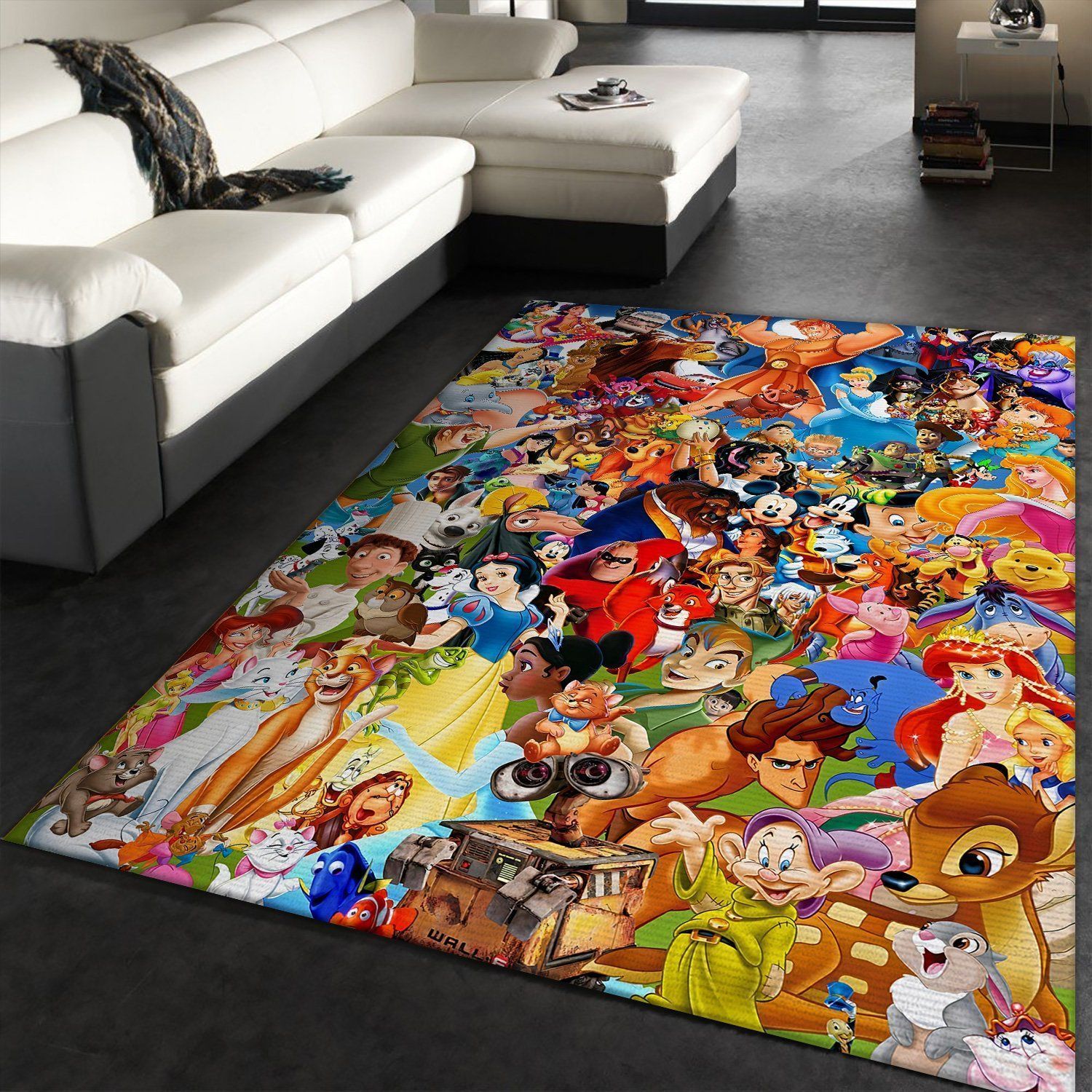 Disney Characters Area Rugs Living Room Carpet DC91207 Local Brands Floor Decor The US Decor - Indoor Outdoor Rugs