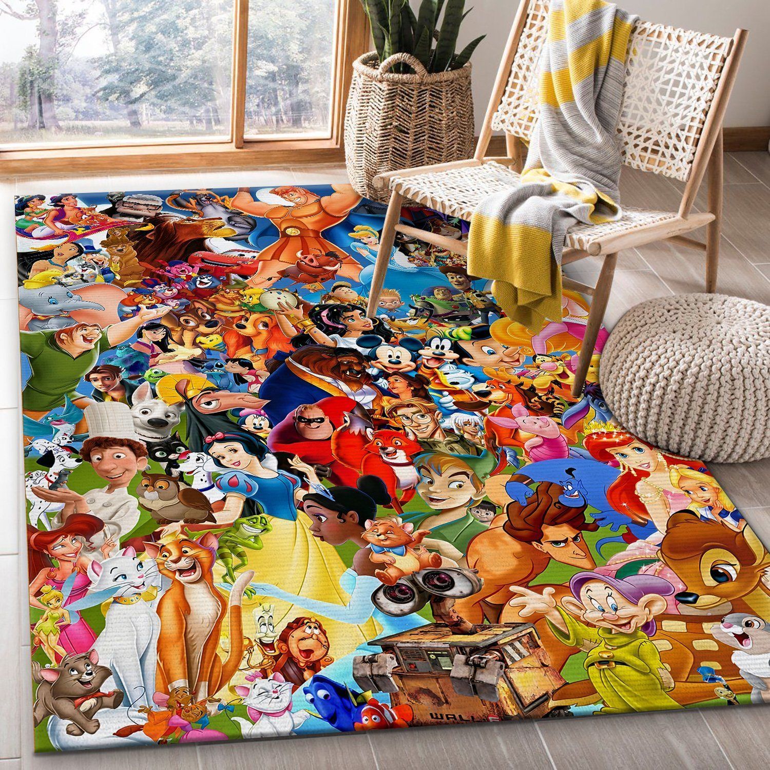 Disney Characters Area Rugs Living Room Carpet DC91207 Local Brands Floor Decor The US Decor - Indoor Outdoor Rugs