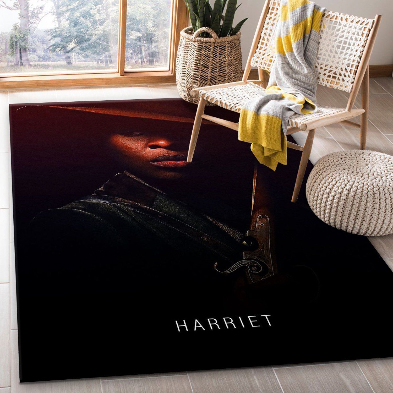 Harriet Rug Movie Rug Family Gift US Decor - Indoor Outdoor Rugs