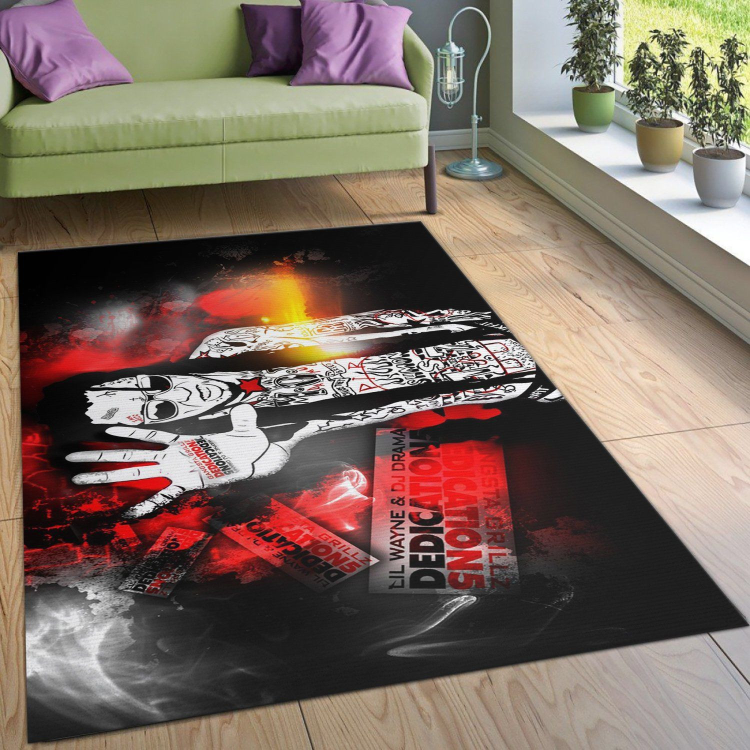 Rapper Ver3 Area Rug For Christmas Living Room Rug US Gift Decor - Indoor Outdoor Rugs