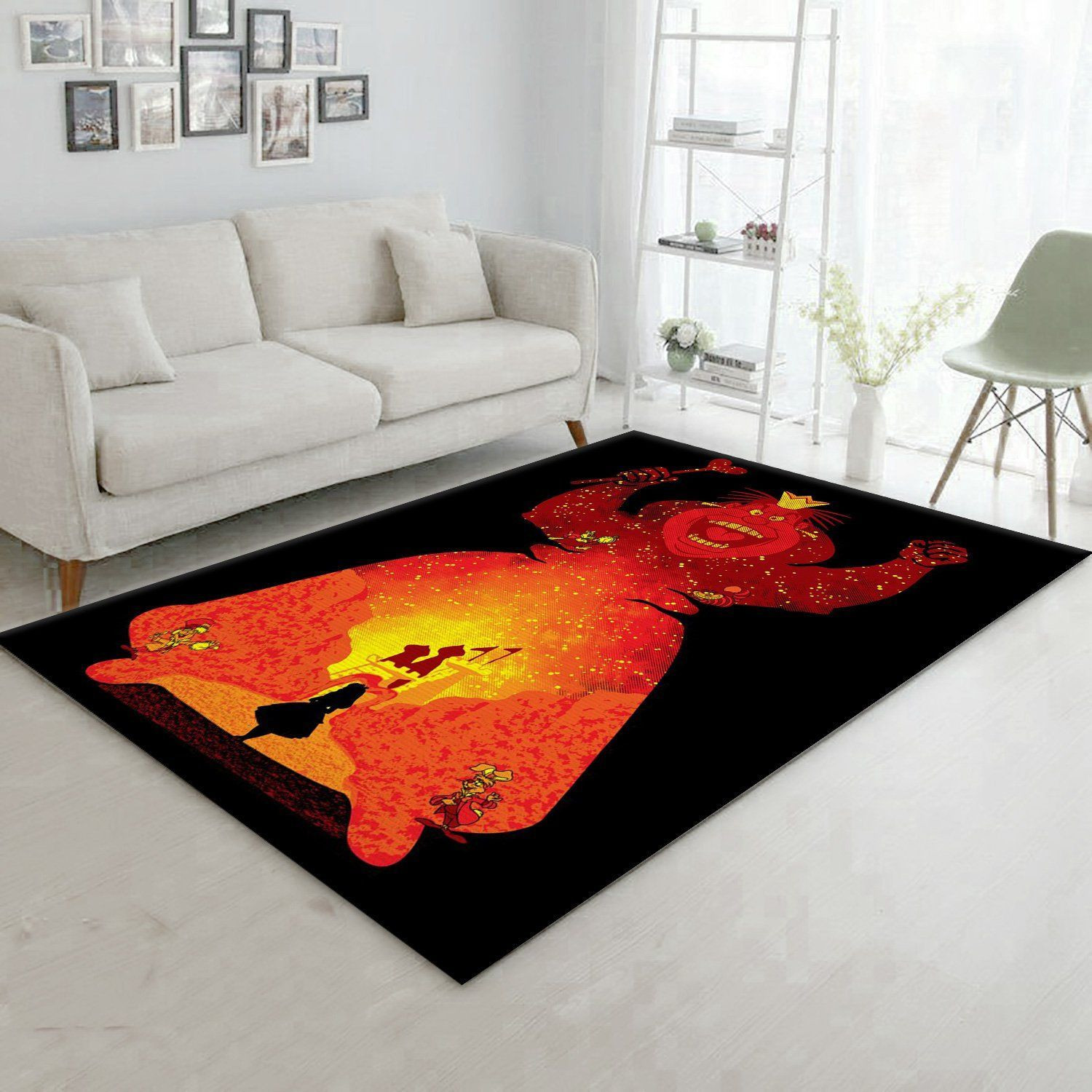 Evil Queen Area Rug, Living Room Rug, US Gift Decor - Indoor Outdoor Rugs