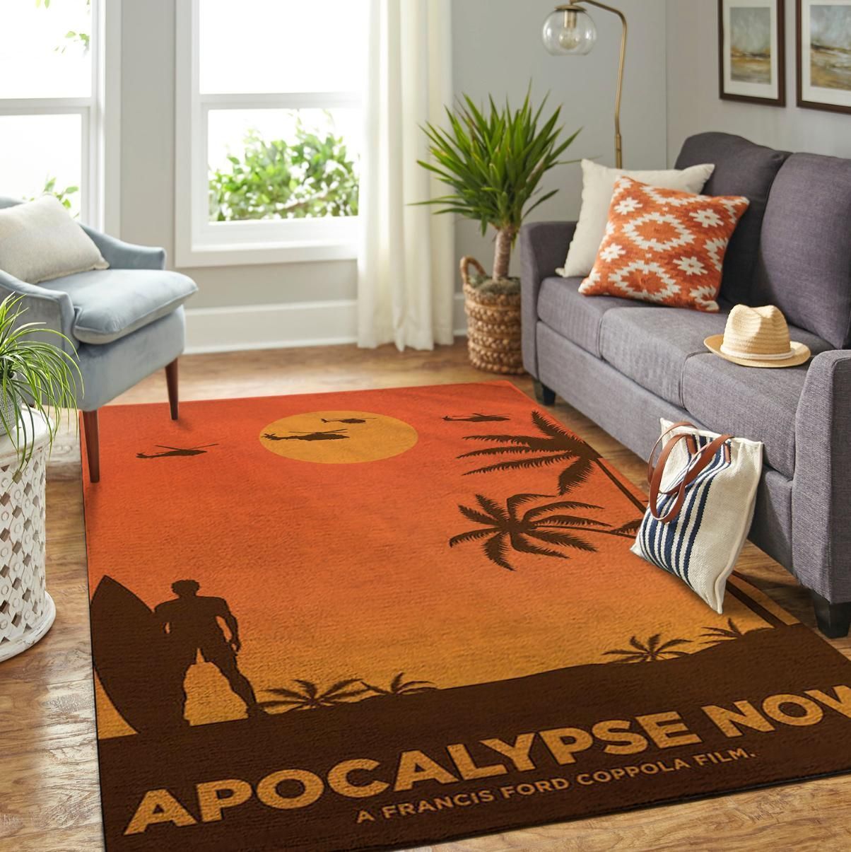 Apocalypse Now Charlies Dont Surf Area Rug Rugs For Living Room Rug Home Decor - Indoor Outdoor Rugs