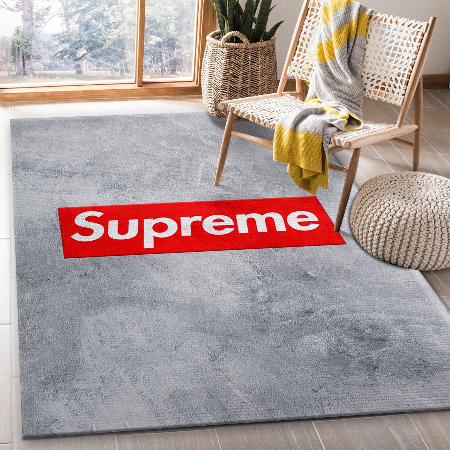 Supreme Area Rug Bedroom Rug Christmas Gift US Decor - Indoor Outdoor Rugs