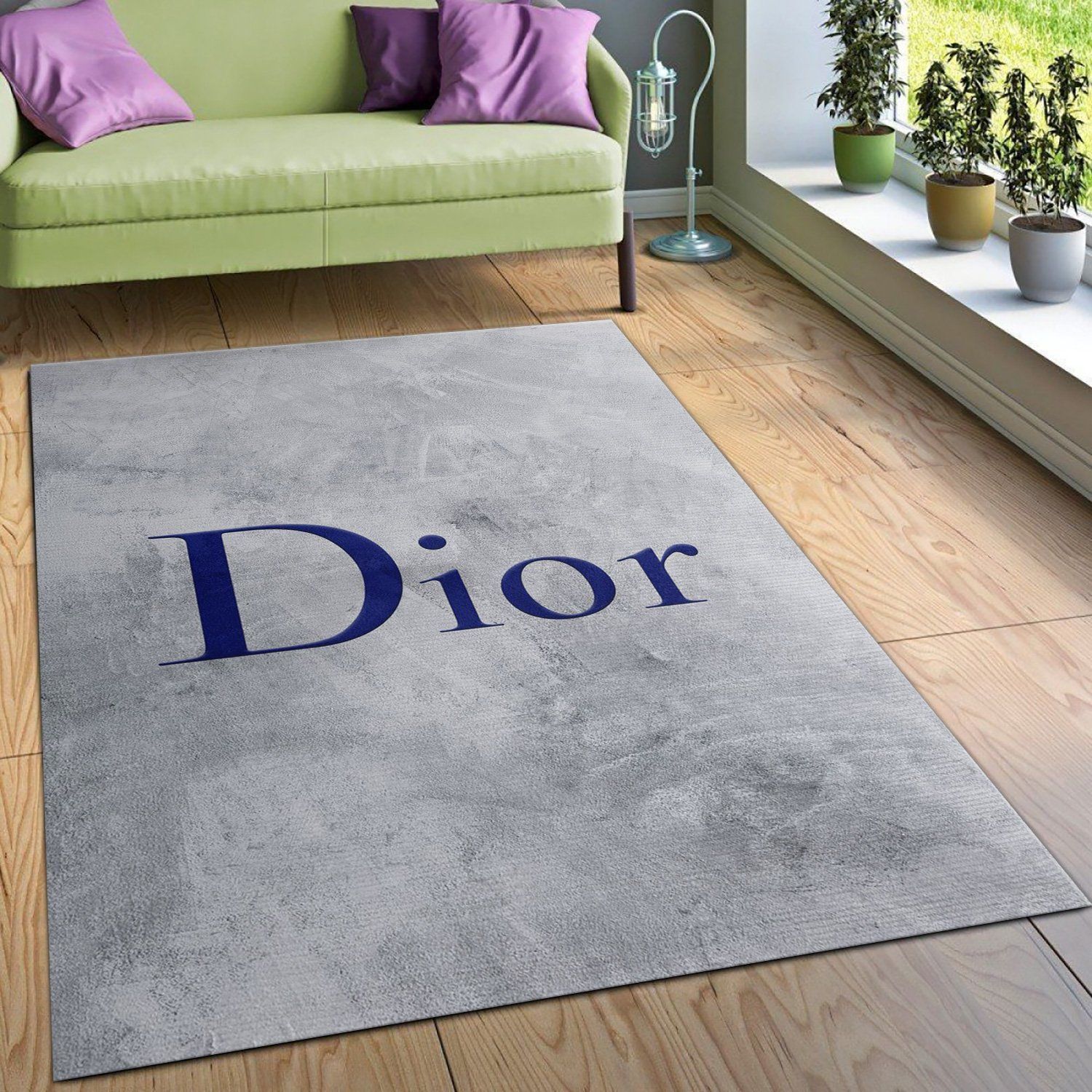 Dior Rectangle Rug Bedroom Rug Christmas Gift US Decor - Indoor Outdoor Rugs