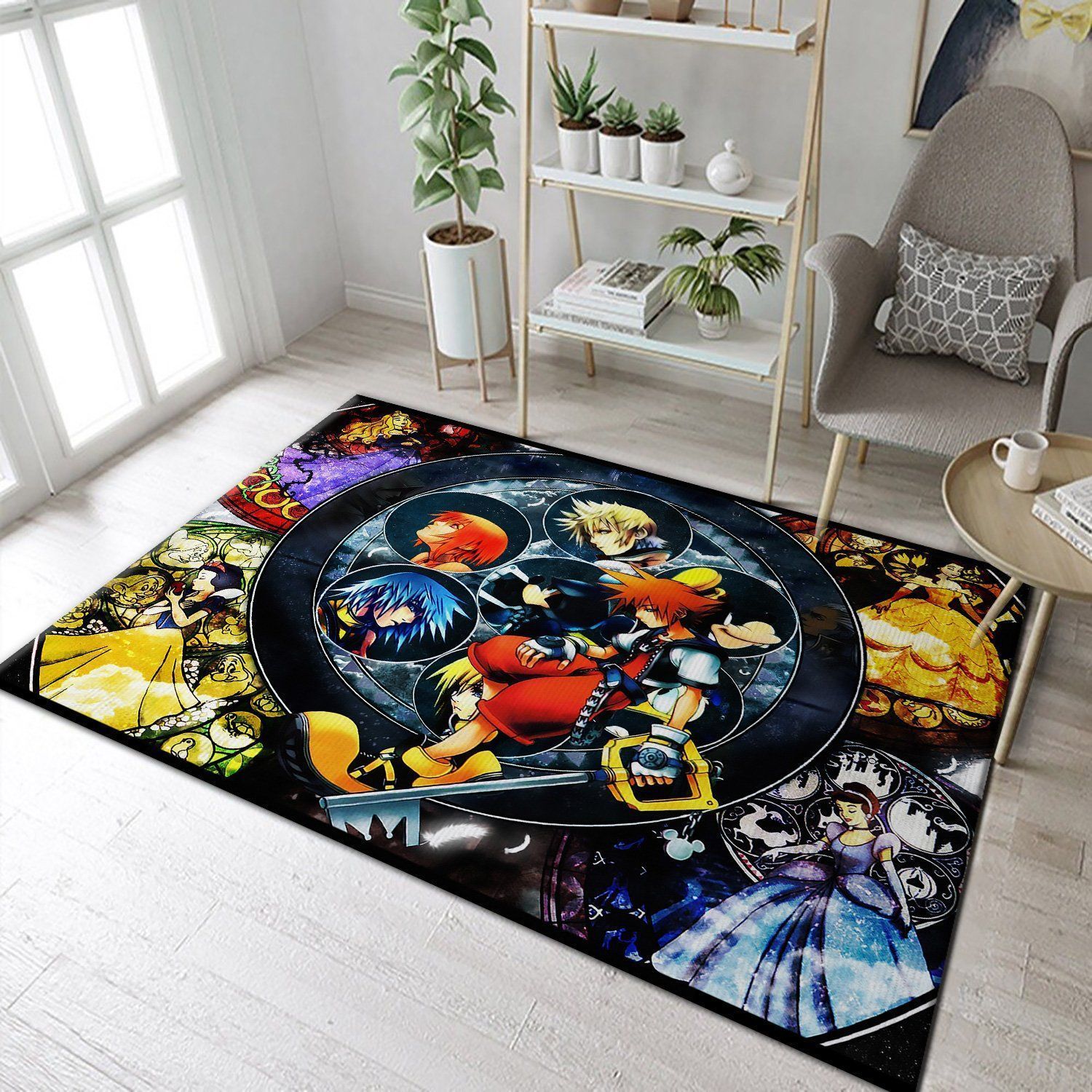 Kingdom Hearts Gaming With Disney Princess Area Rugs Living Room Carpet FN251209 Local Brands Floor Decor The US Decor - Indoor Outdoor Rugs